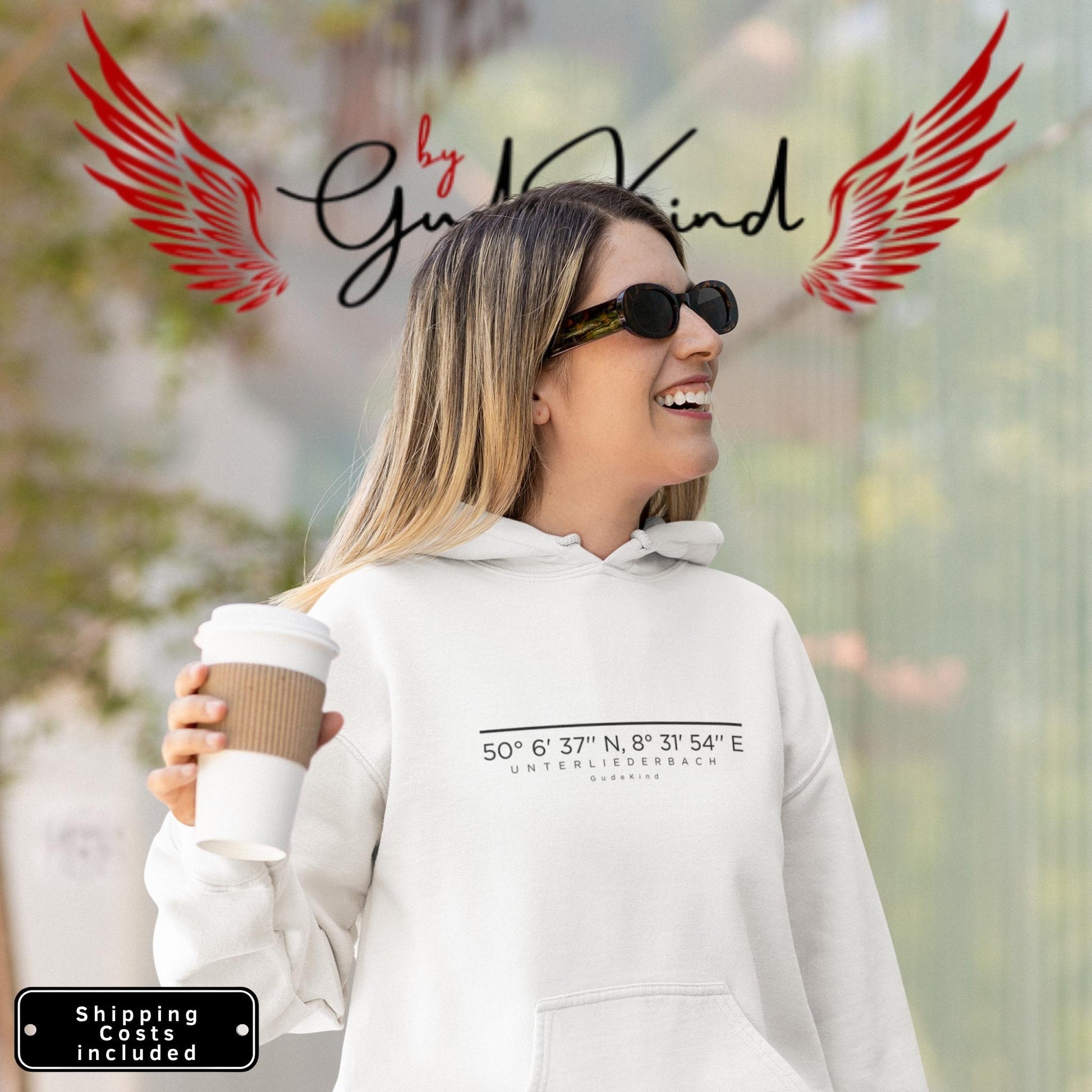 Frankfurt Unterliederbach Hoodie – minimalistisches Design für Local Pride