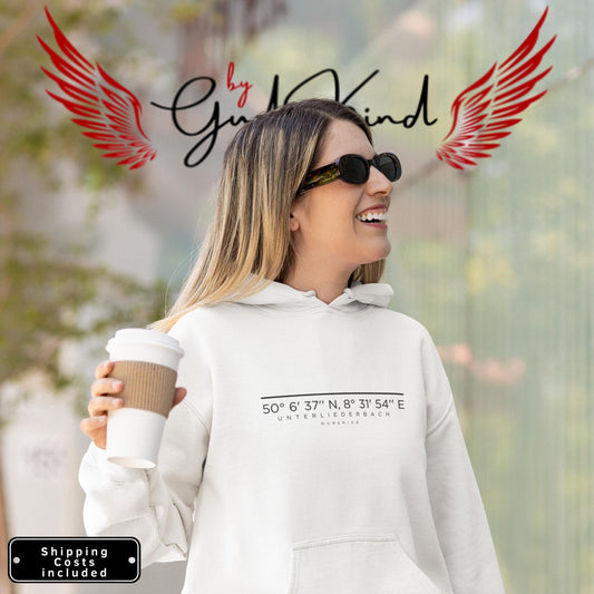 Frankfurt Unterliederbach Hoodie – minimalistisches Design für Local Pride