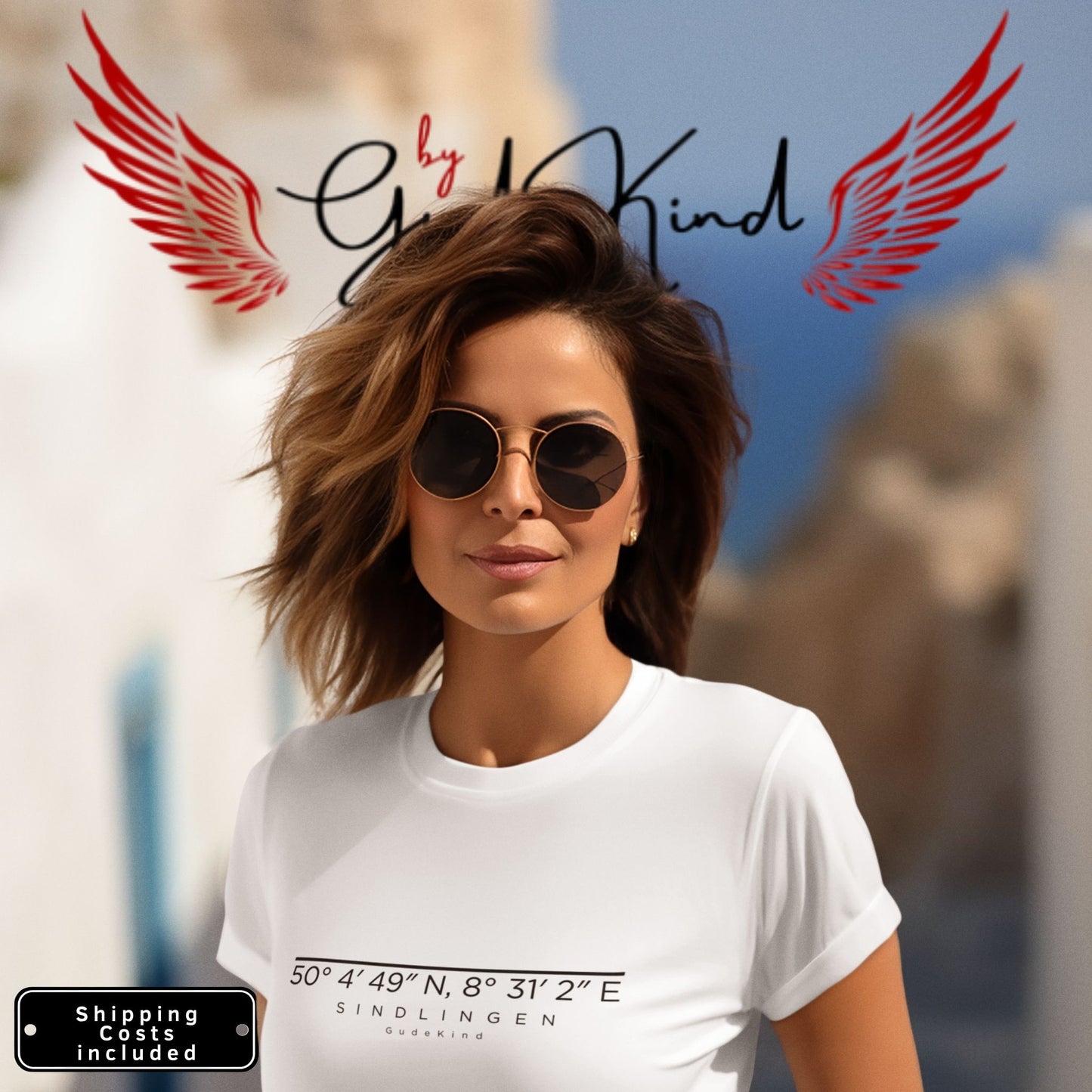 Sindlingen T-Shirt Frontprint minimal Frankfurt Gudekind