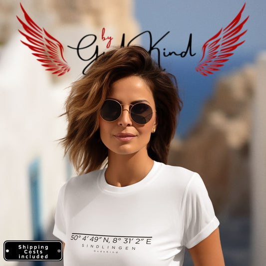 Sindlingen T-Shirt Frontprint minimal Frankfurt Gudekind