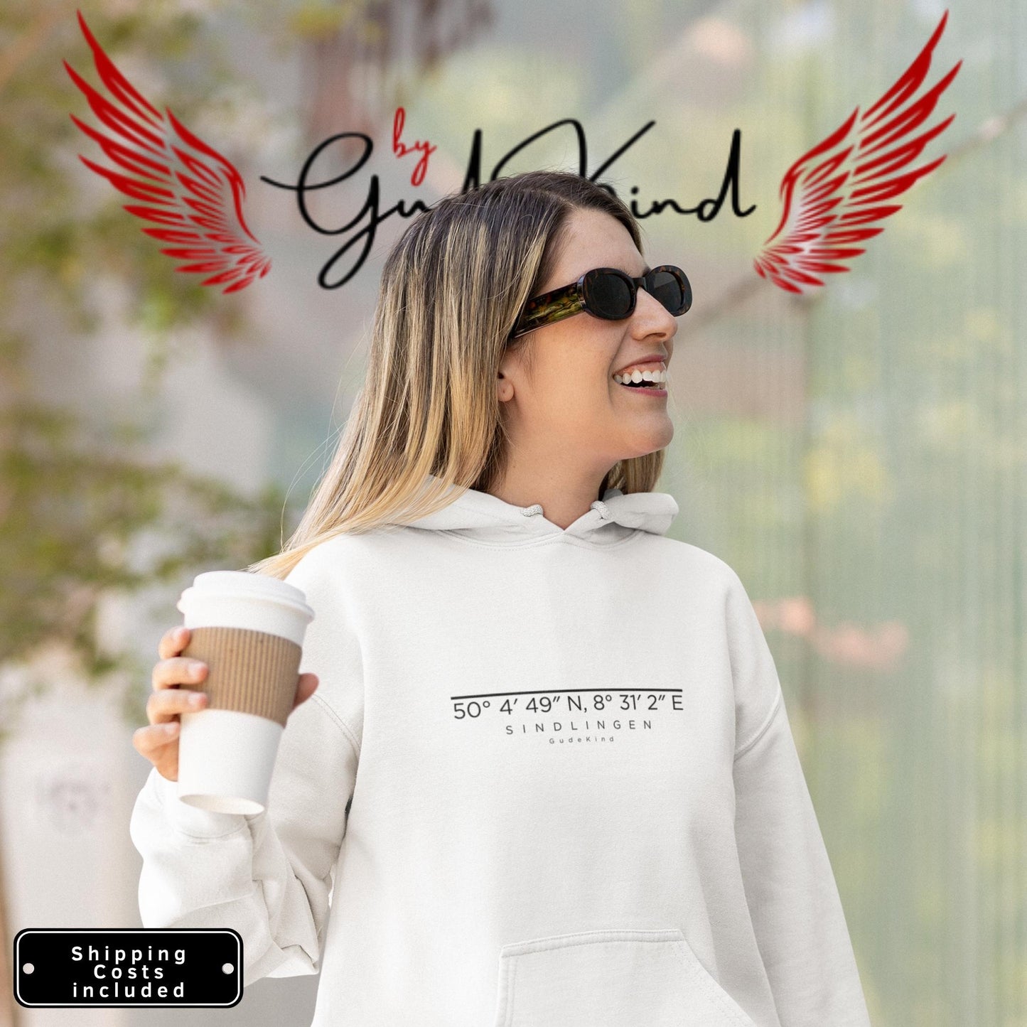 Sindlingen Premium Hoodie – Unisex Frontprint