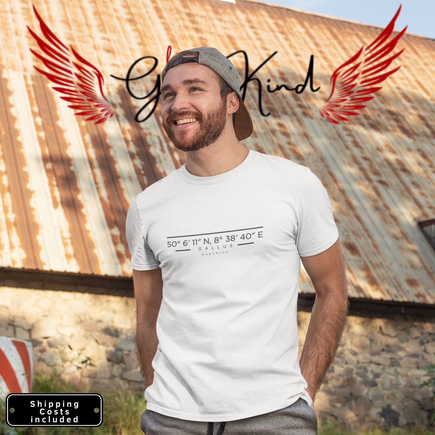 Gallus Premium Tee – Unisex Frontprint