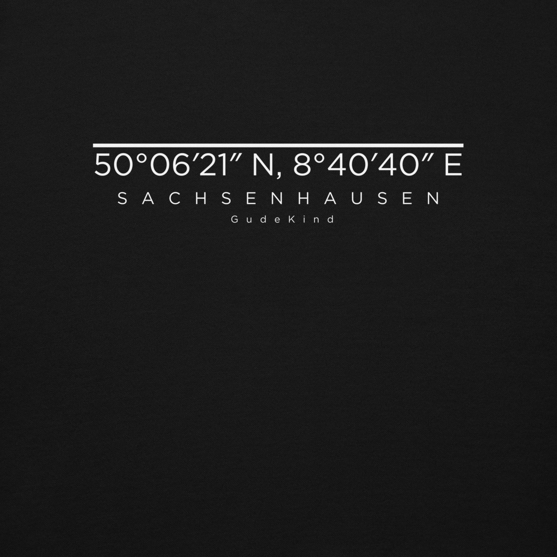 Sachsenhausen Hoodie Frontprint minimal Frankfurt Gudekind