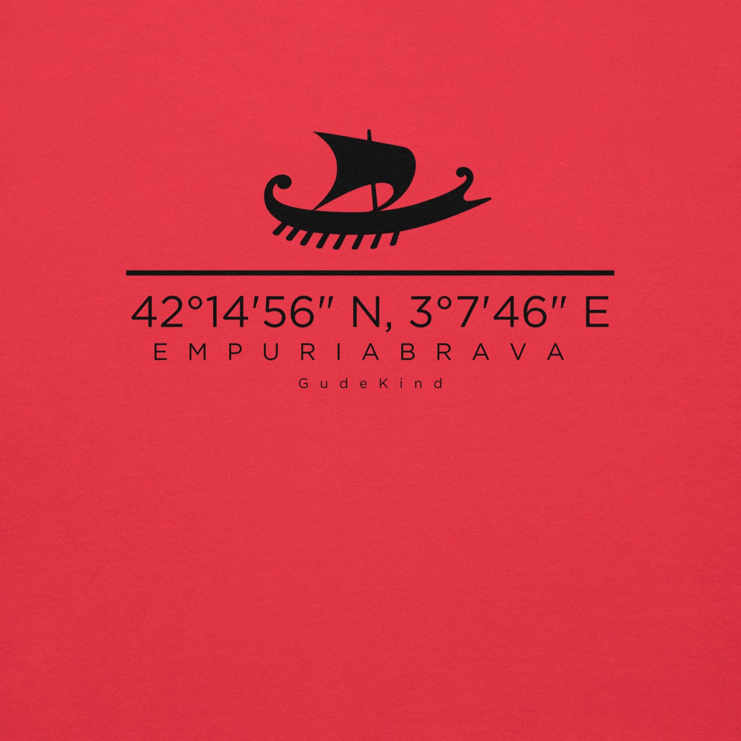 Frontprint Detail Empuriabrava Hoodie Gudekind