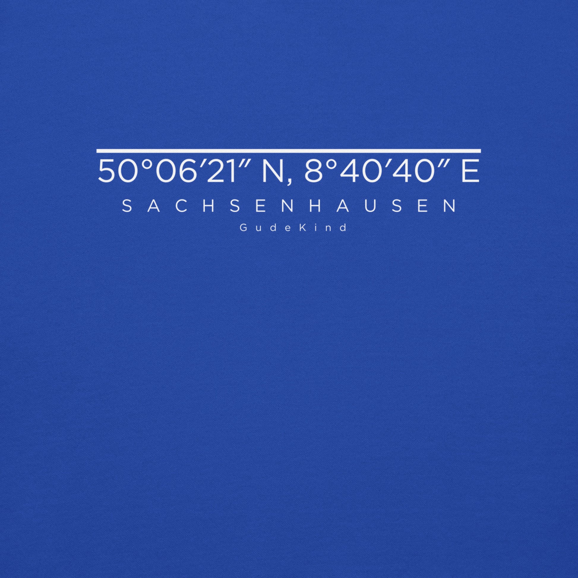 Sachsenhausen Hoodie Frontprint minimal Frankfurt Gudekind
