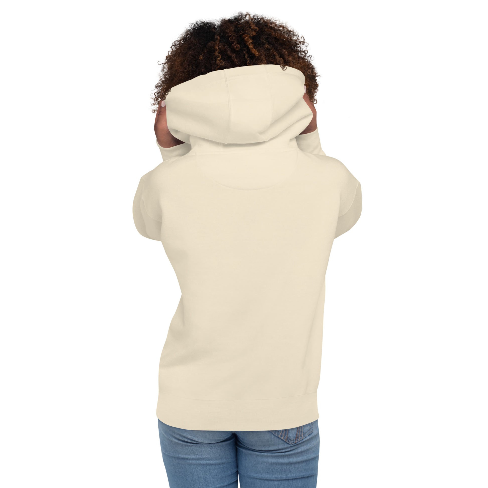 069 Hoodie in Schwarz – minimalistischer Frankfurt Print vorne