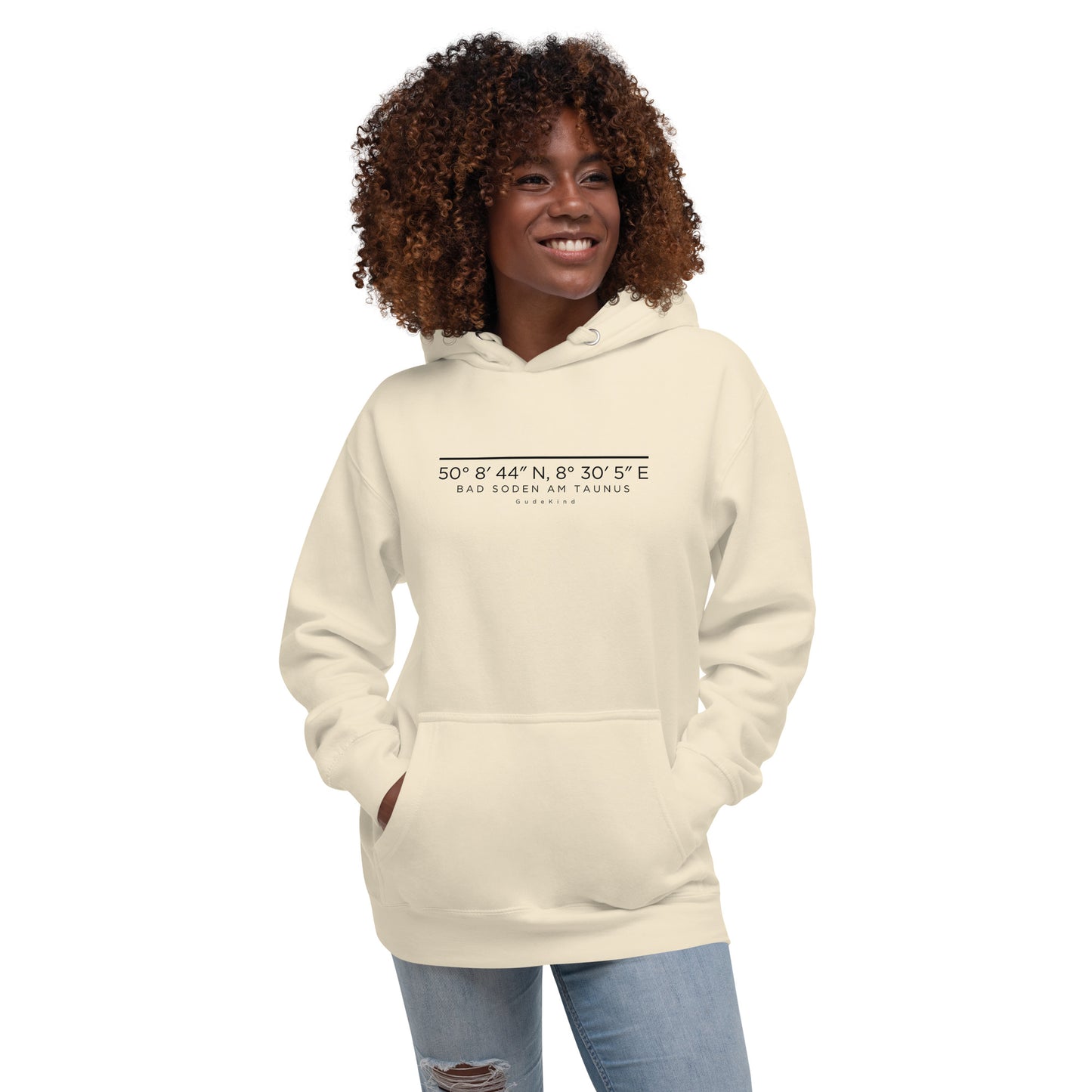 Bad Soden am Taunus Hoodie mit dezentem Frontprint – Local Pride Gudekind