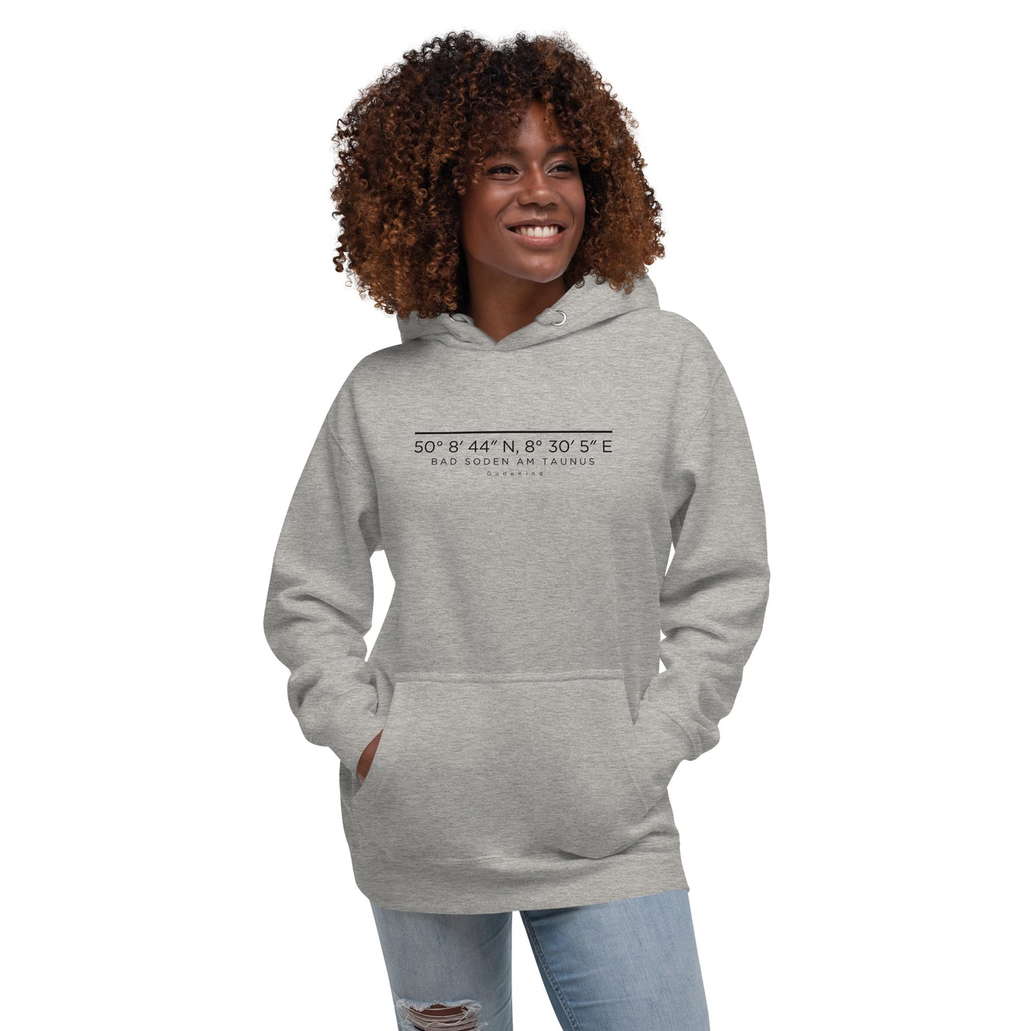 Bad Soden am Taunus Hoodie mit dezentem Frontprint – Local Pride Gudekind