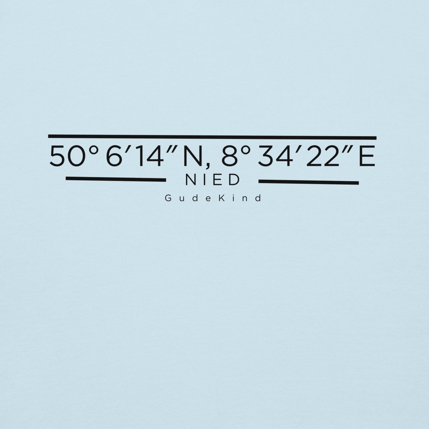 Unisex Hoodie für Frankfurt Nied – Streetwear meets Local Identity