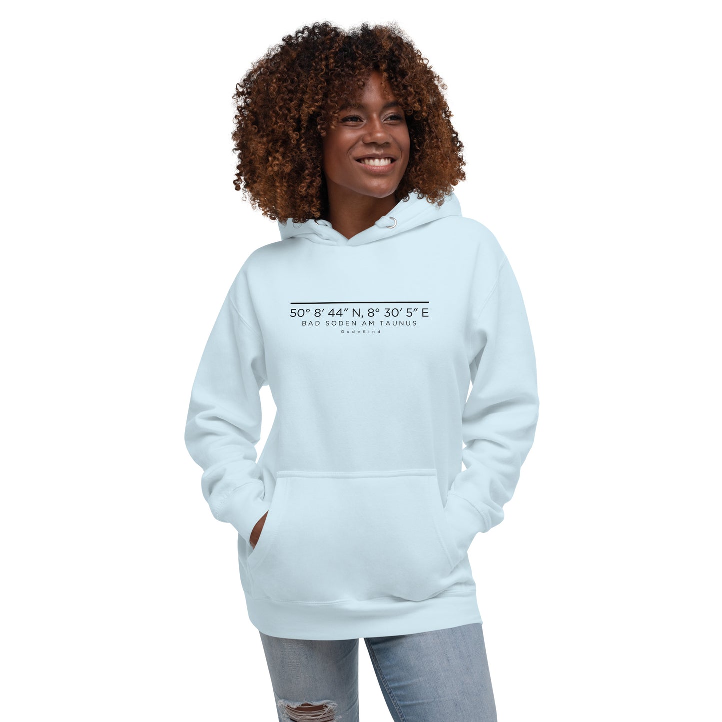 Bad Soden am Taunus Hoodie mit dezentem Frontprint – Local Pride Gudekind