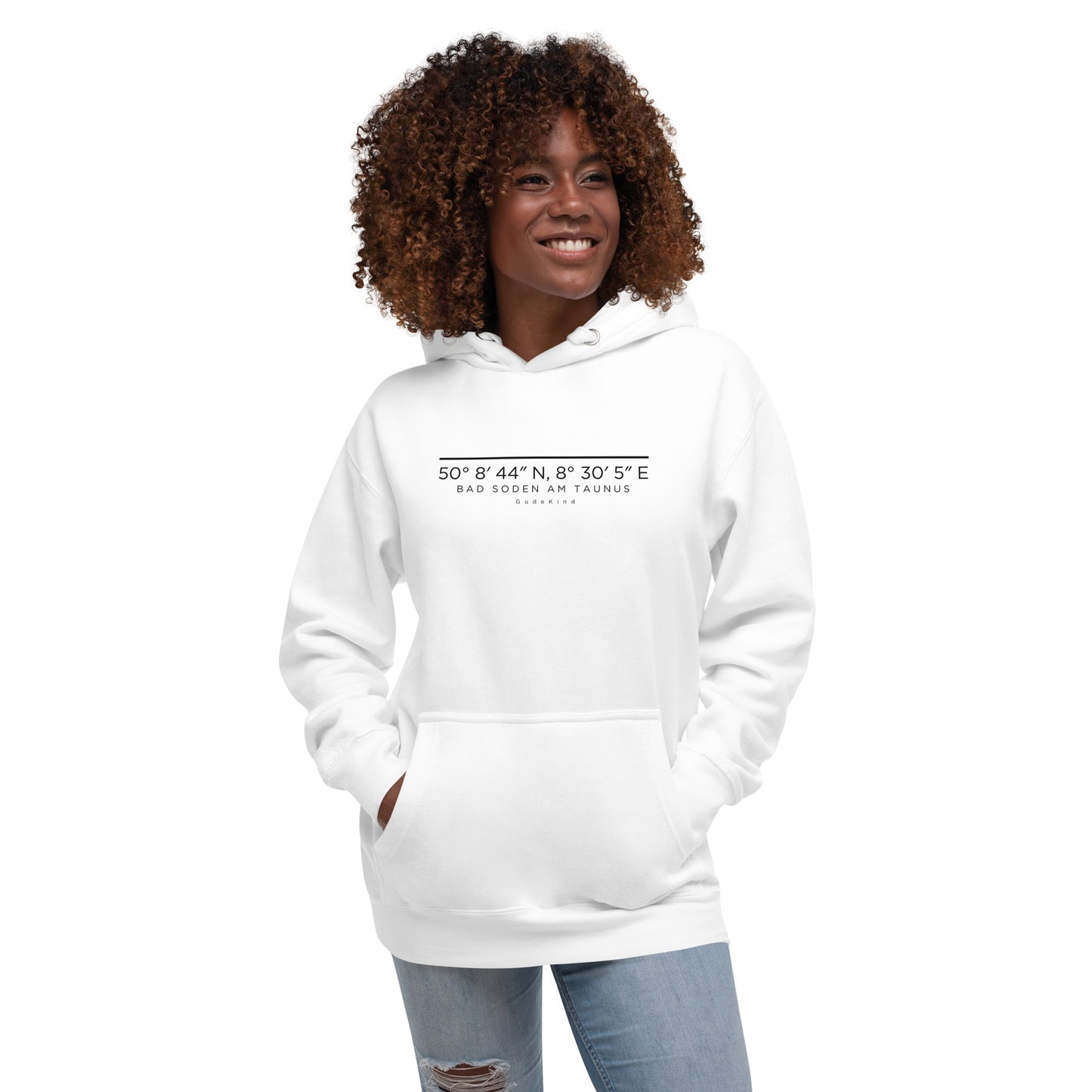 Bad Soden am Taunus Hoodie mit dezentem Frontprint – Local Pride Gudekind