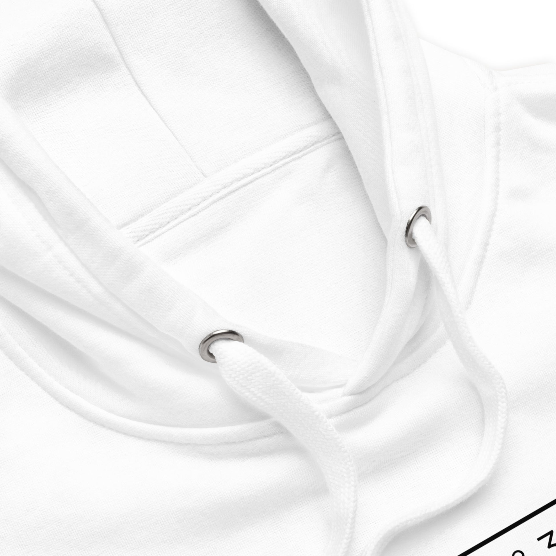 Minimalistischer Hoodie mit Gallus-Koordinaten auf der Brust – Local Pride Frankfurt