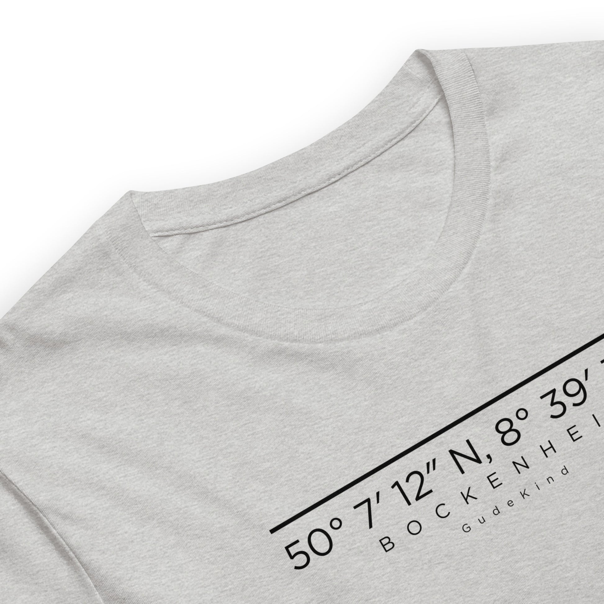 Bockenheim T-Shirt Frontprint minimal Frankfurt Gudekind