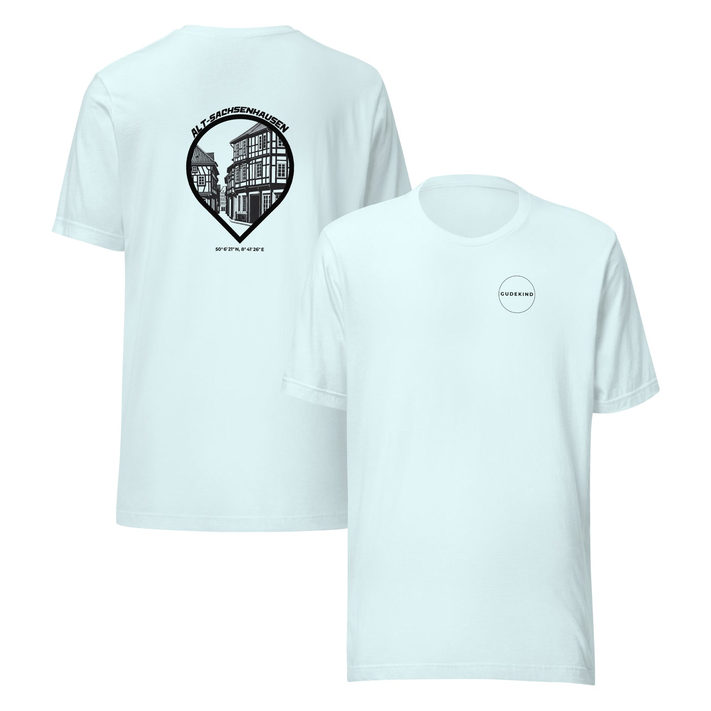 Alt-Sachsenhausen T-Shirt Frontprint minimal Frankfurt Gudekind