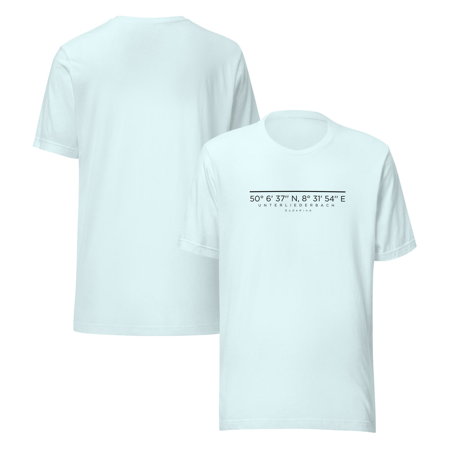 Unterliederbach T-Shirt Frontprint minimal Frankfurt Gudekind