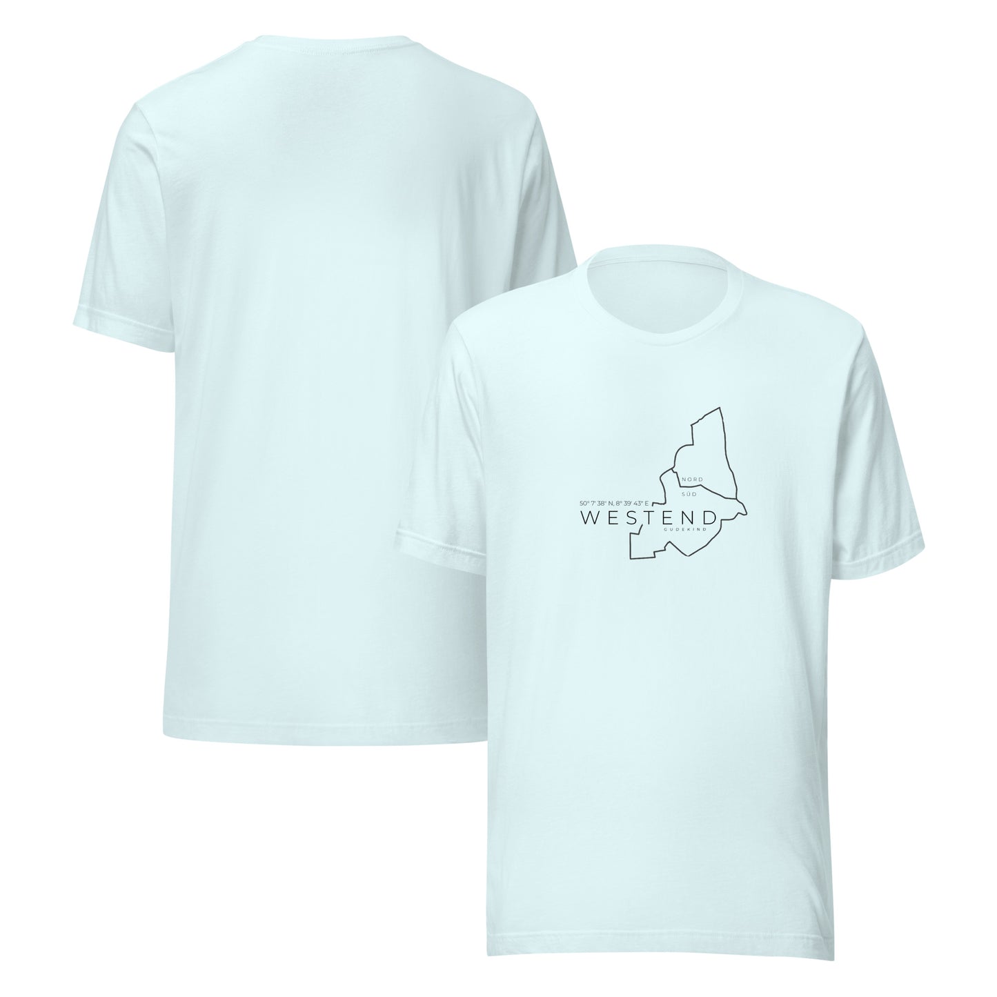 Westend T-Shirt Bold Frontprint  Frankfurt Gudekind