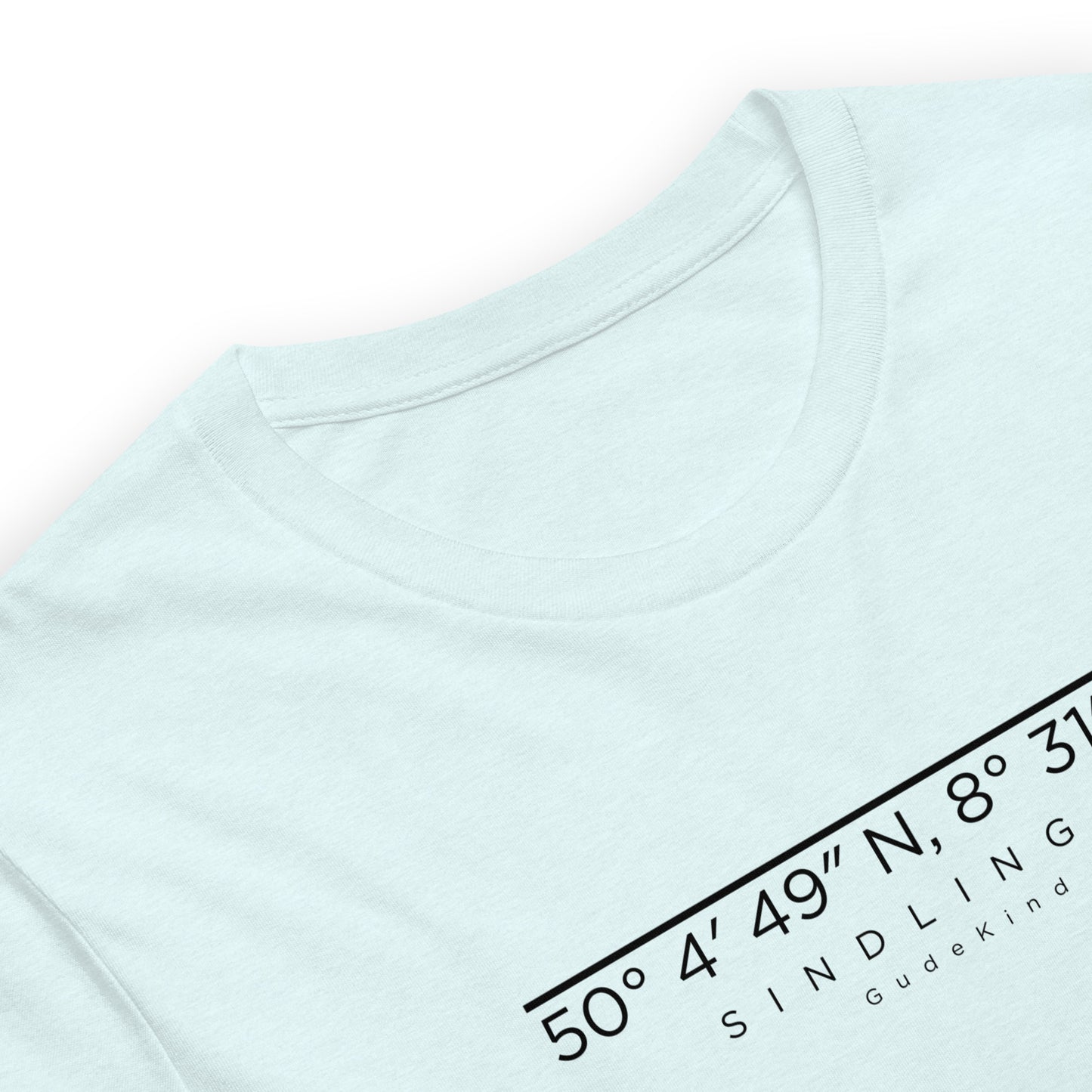 Sindlingen T-Shirt Frontprint minimal Frankfurt Gudekind