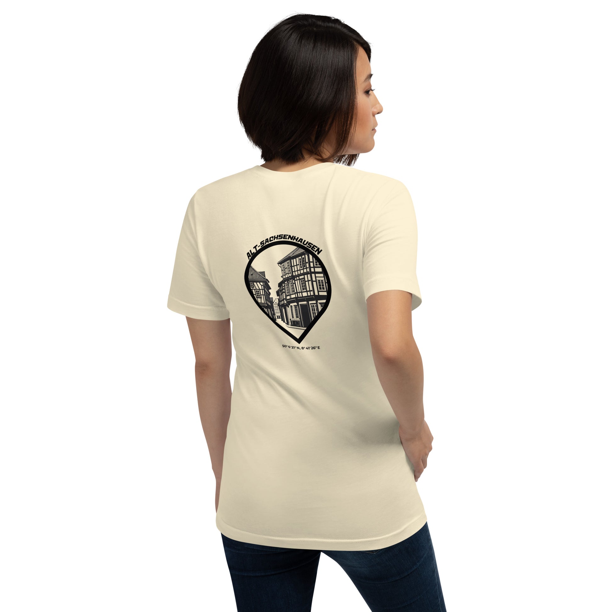 Alt-Sachsenhausen T-Shirt Frontprint minimal Frankfurt Gudekind