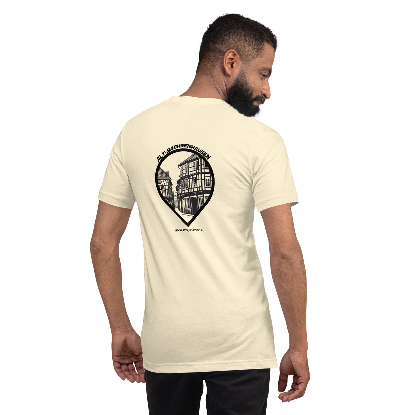 Alt-Sachsenhausen T-Shirt Frontprint minimal Frankfurt Gudekind