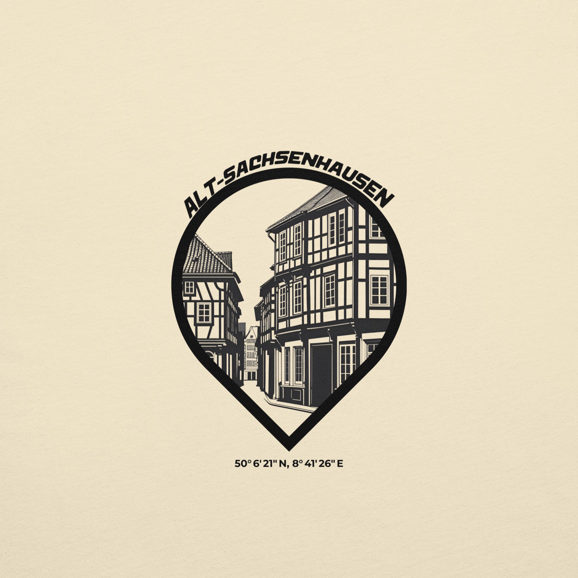 Backprint Detail Alt-Sachsenhausen T-Shirt Gudekind
