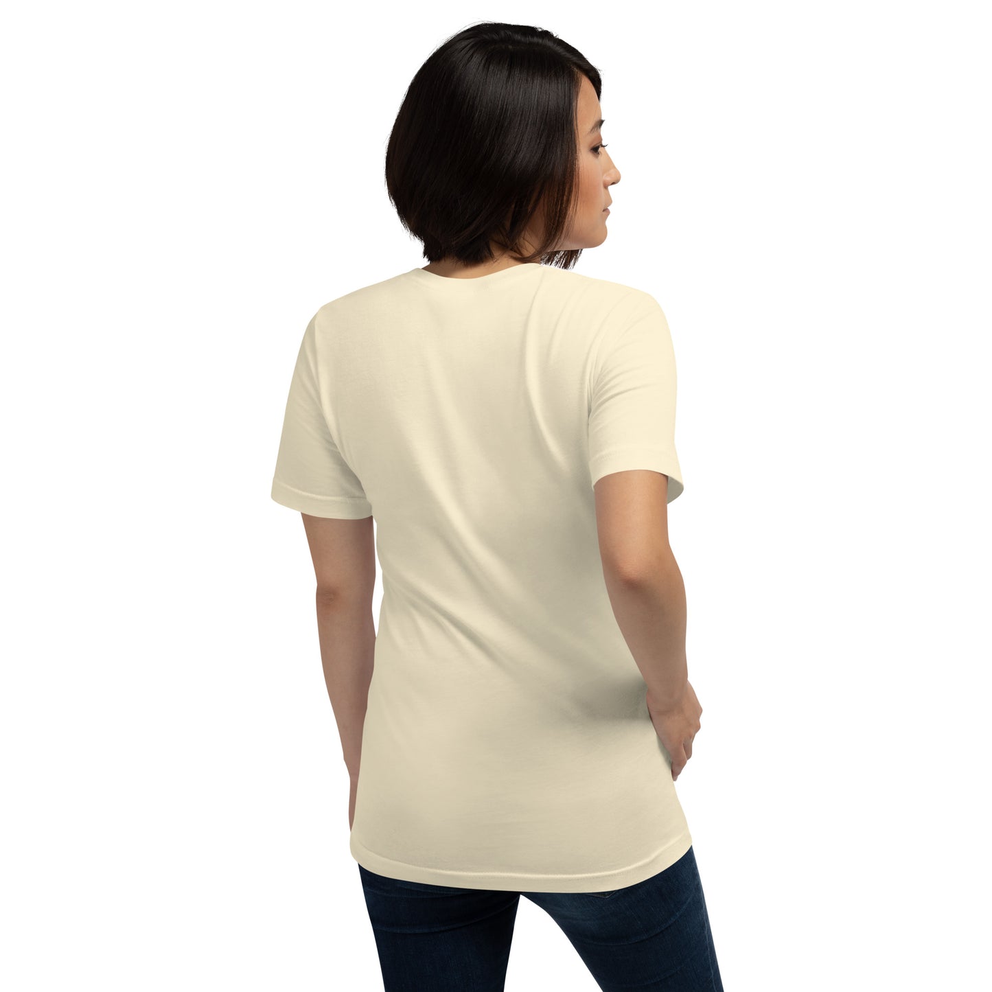Minimalistisches T-Shirt mit DNA-Strang, darüber "069", darunter "built" – Local Pride Frankfurt Design in sportlicher Optik