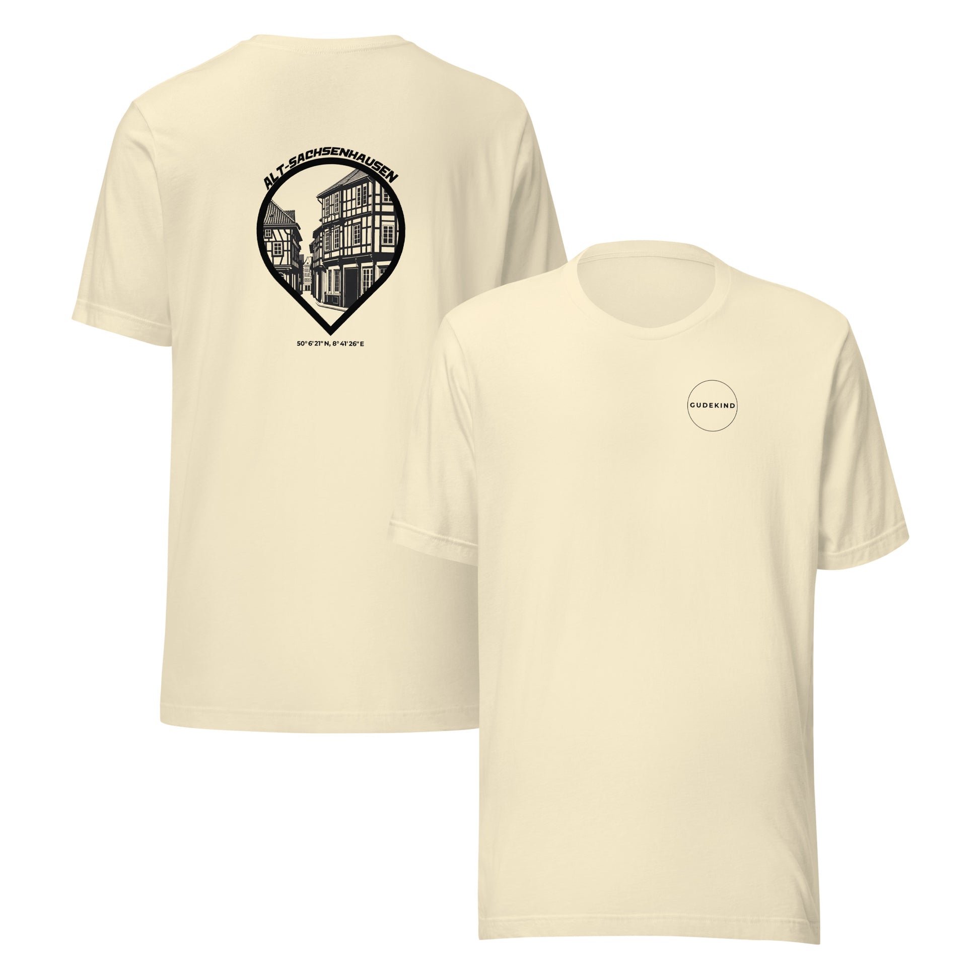 Alt-Sachsenhausen T-Shirt Frontprint minimal Frankfurt Gudekind