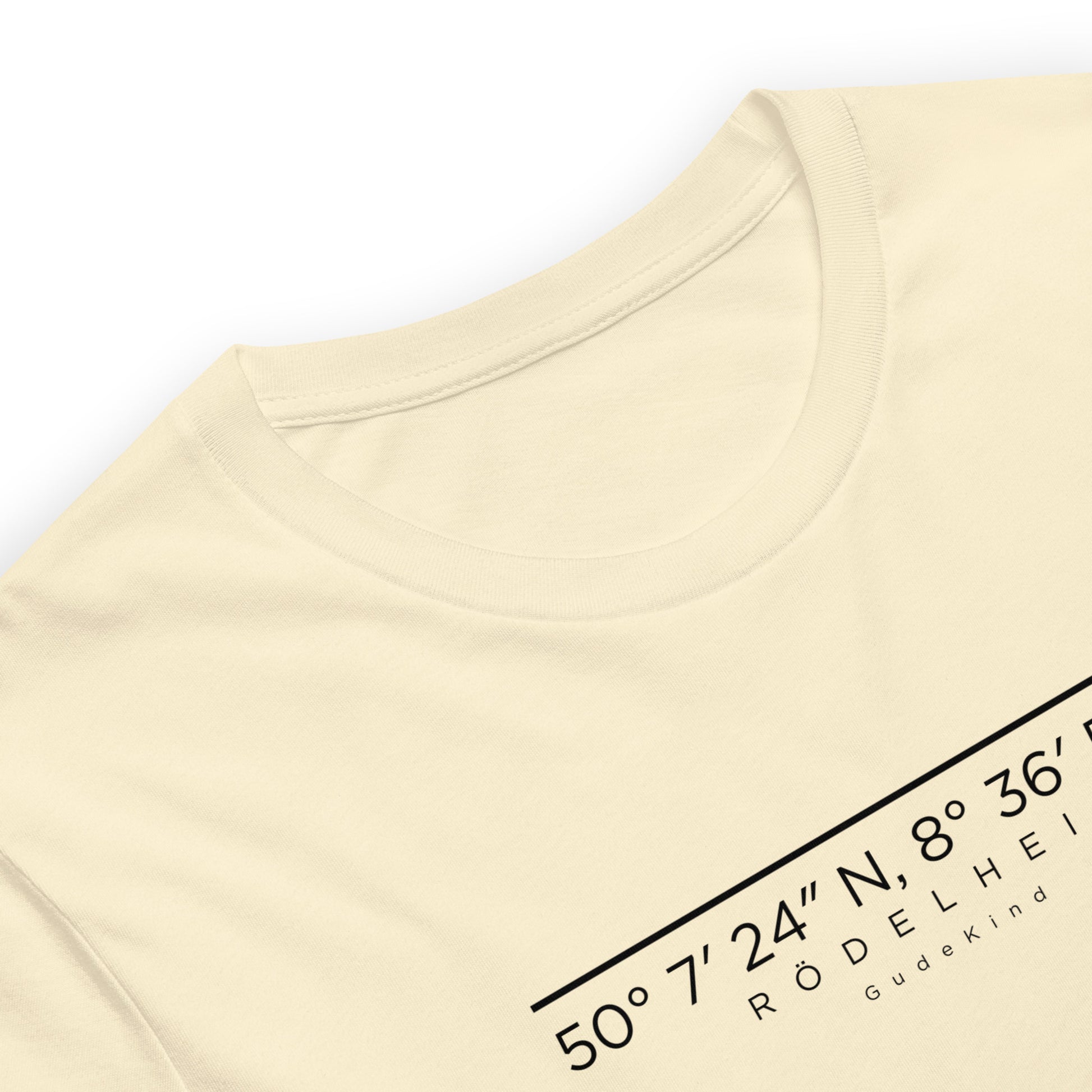 Rödelheim T-Shirt Frontprint minimal Frankfurt Gudekind