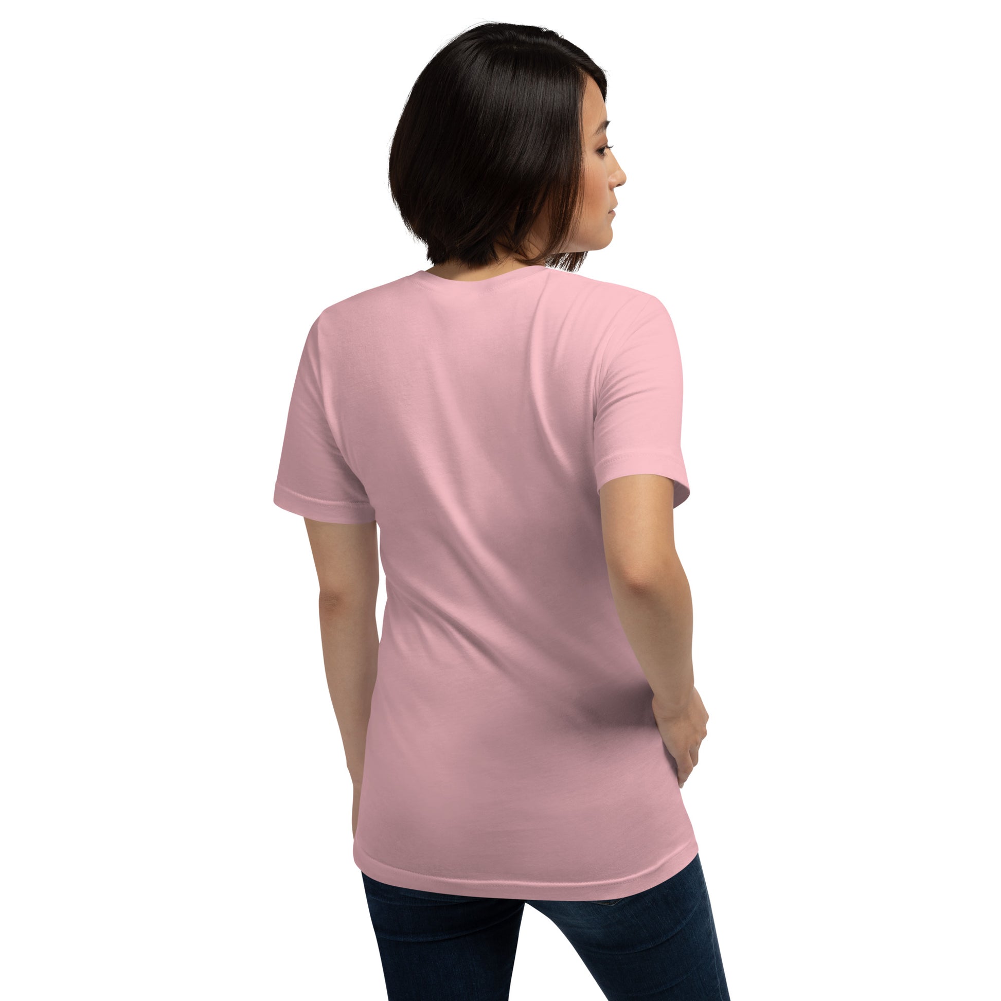 Minimalistisches T-Shirt mit DNA-Strang, darüber "069", darunter "built" – Local Pride Frankfurt Design in sportlicher Optik