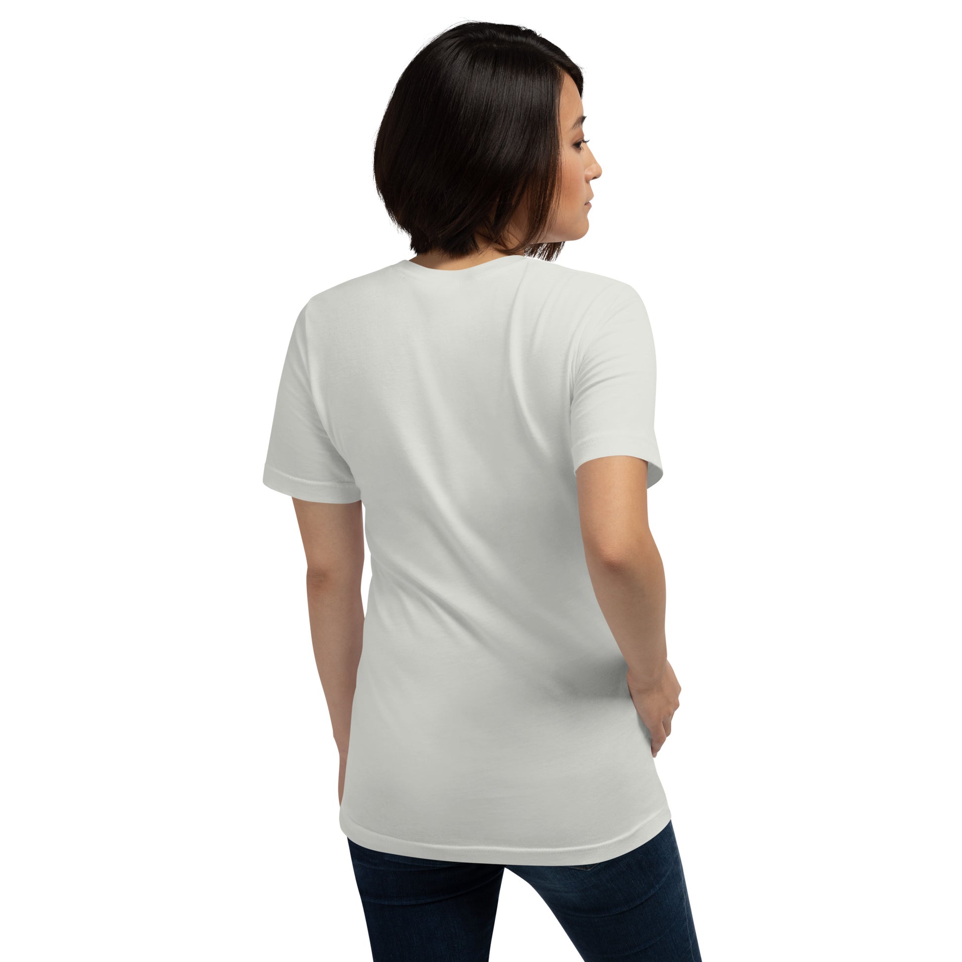 Minimalistisches T-Shirt mit DNA-Strang, darüber "069", darunter "built" – Local Pride Frankfurt Design in sportlicher Optik