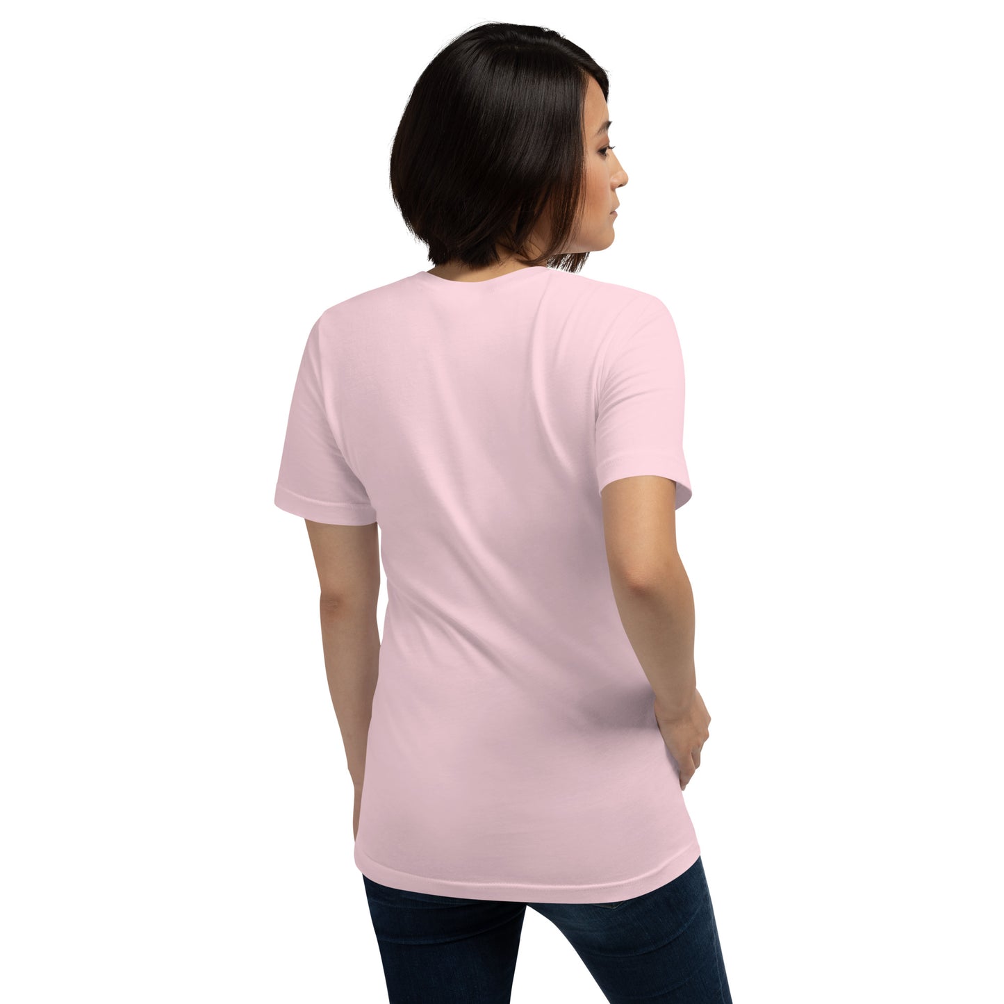 Minimalistisches T-Shirt mit DNA-Strang, darüber "069", darunter "built" – Local Pride Frankfurt Design in sportlicher Optik