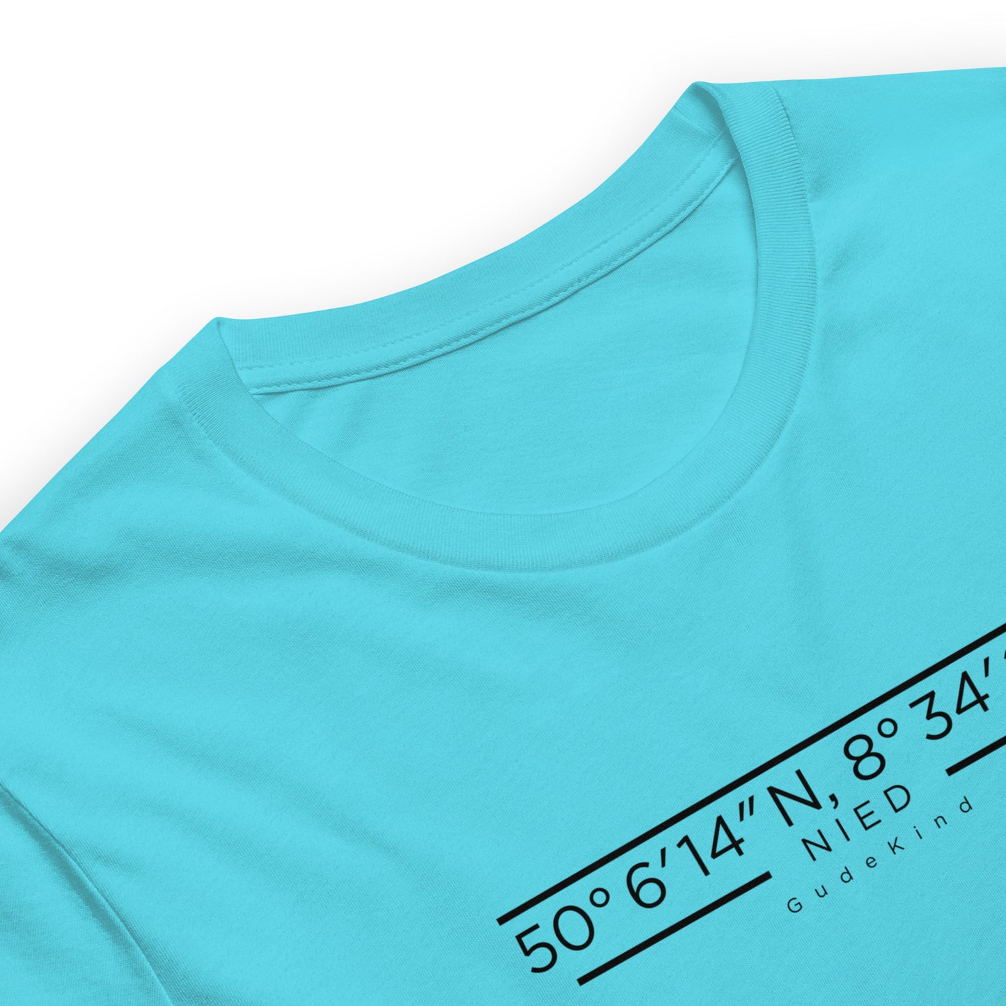 Nied T-Shirt Frontprint minimal Frankfurt Gudekind