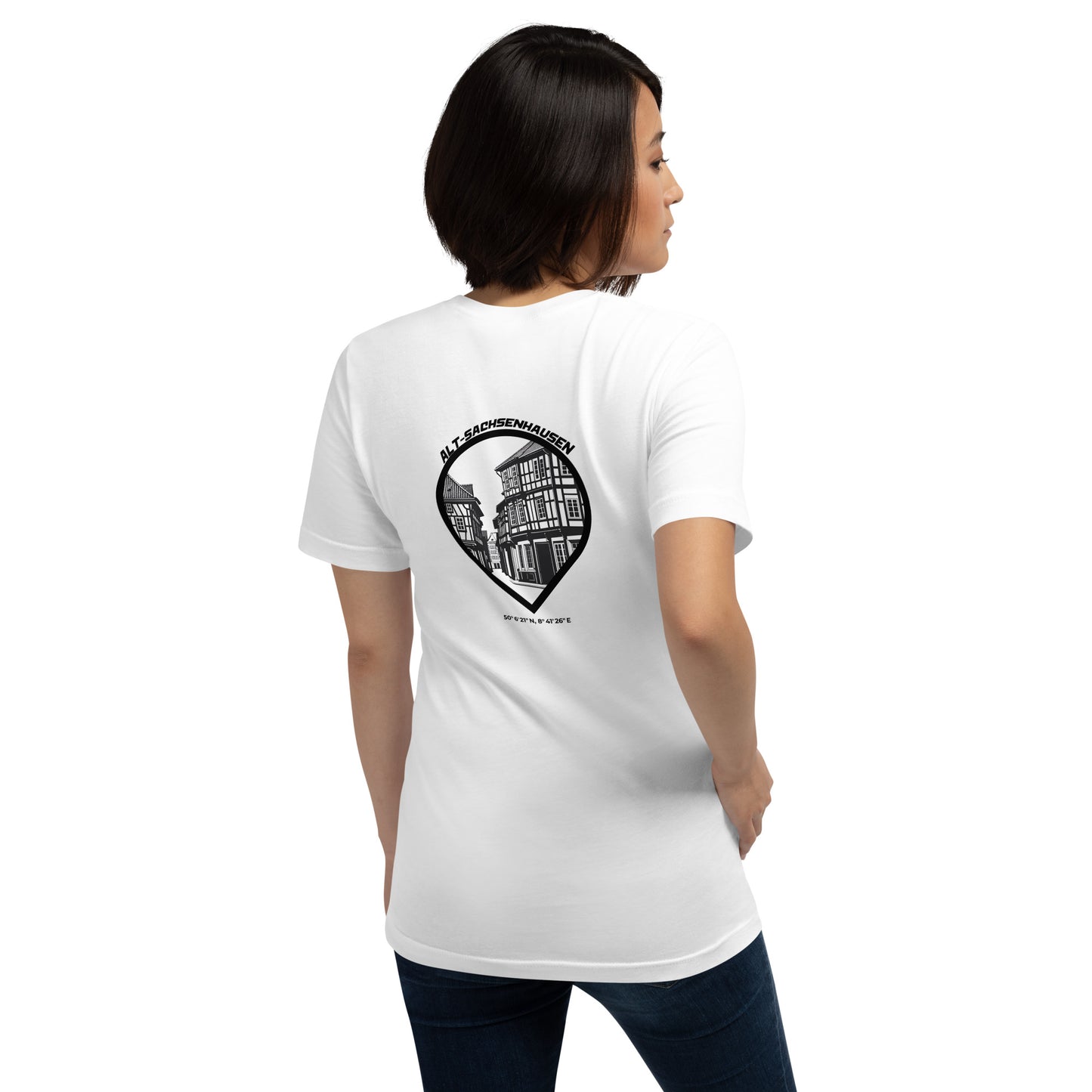 Alt-Sachsenhausen T-Shirt Frontprint minimal Frankfurt Gudekind