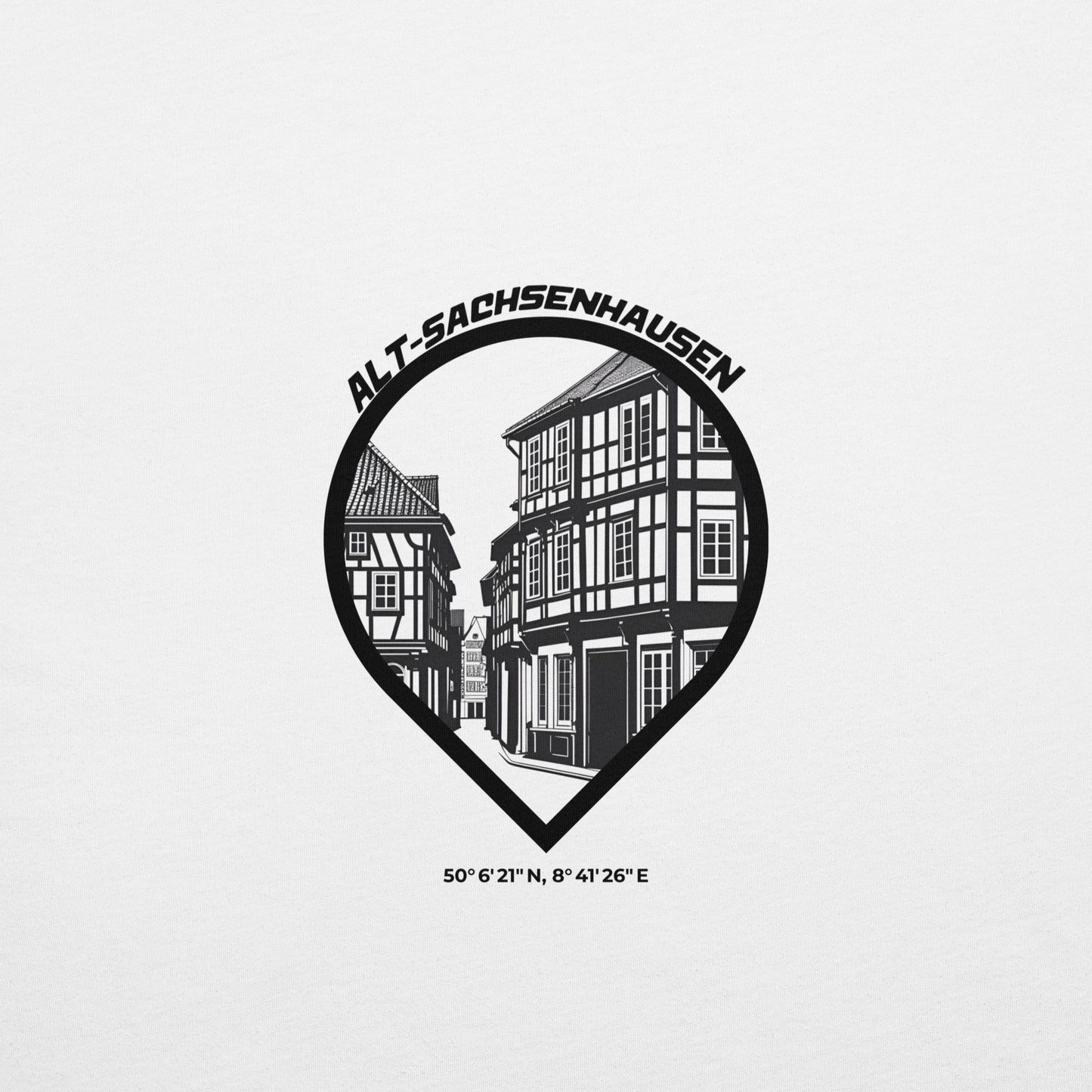 Backprint Detail Alt-Sachsenhausen T-Shirt Gudekind