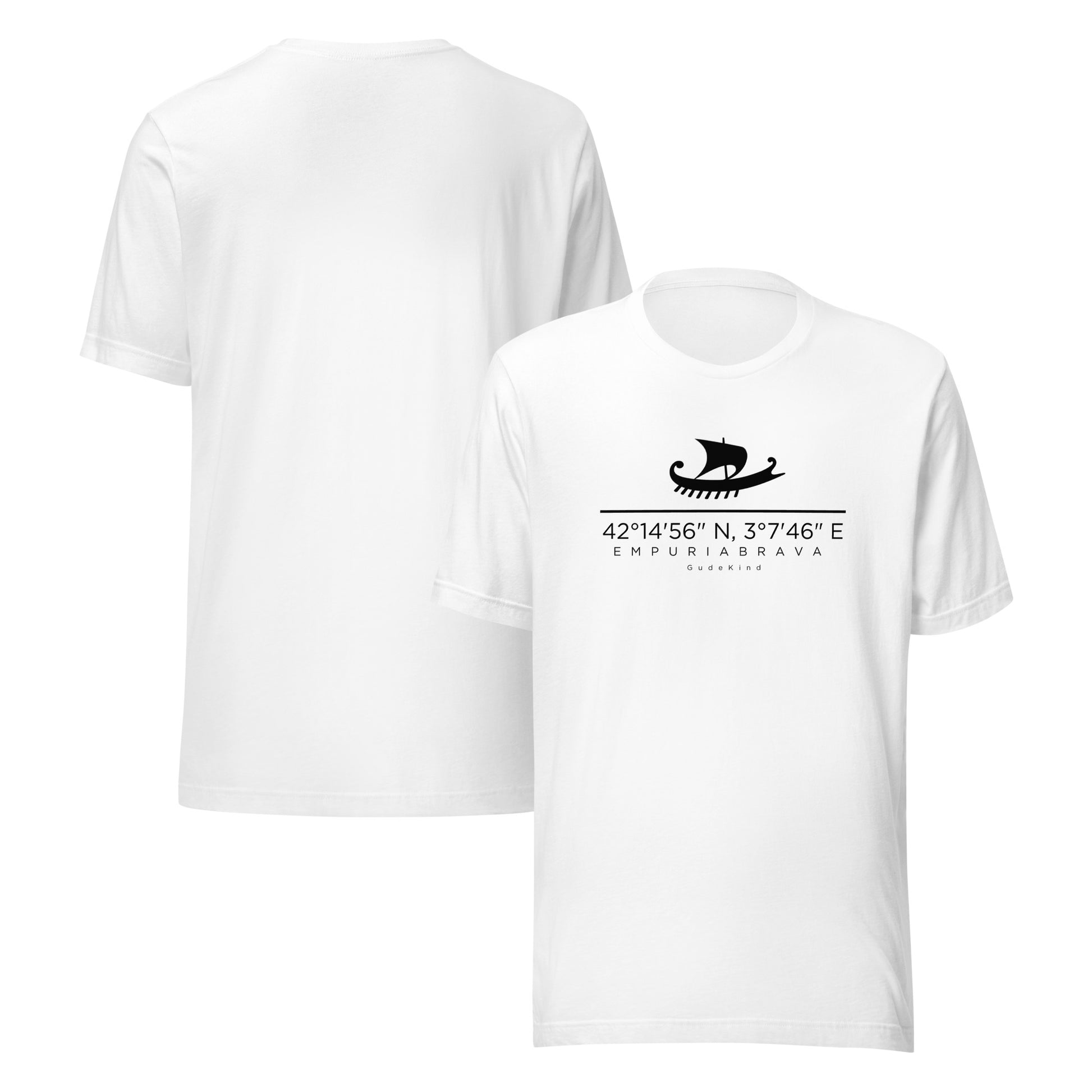 Empuriabrava T-Shirt Frontprint minimal Holiday Edition Gudekind