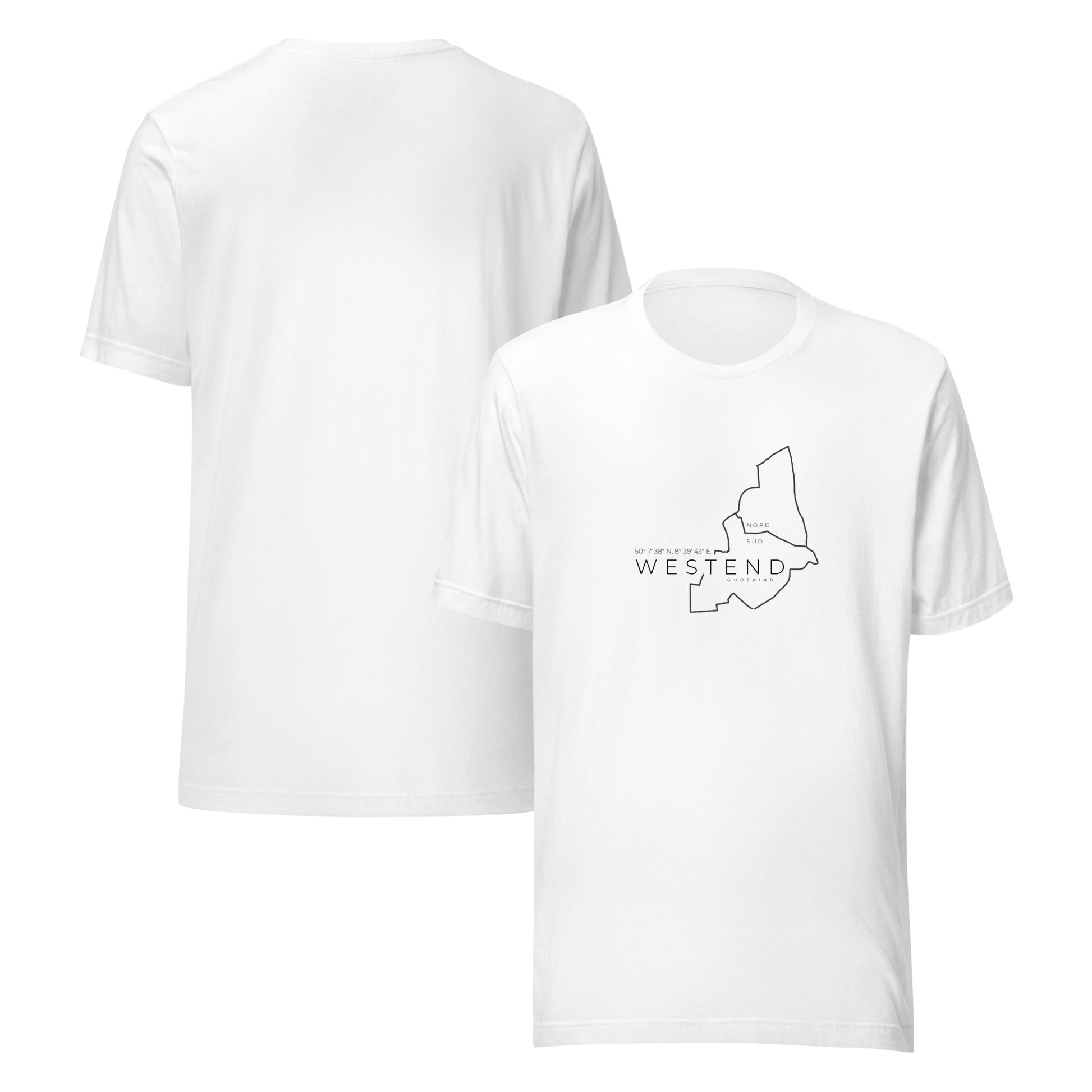 Westend T-Shirt Bold Frontprint  Frankfurt Gudekind