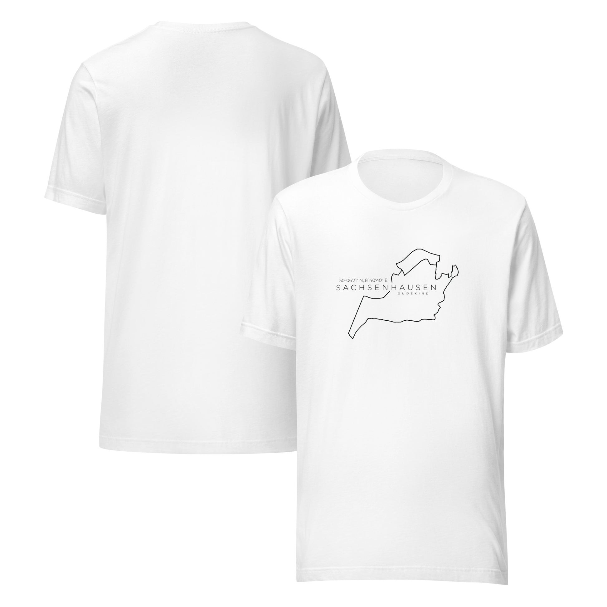 Sachsenhausen T-Shirt Frontprint Bold Frankfurt Gudekind