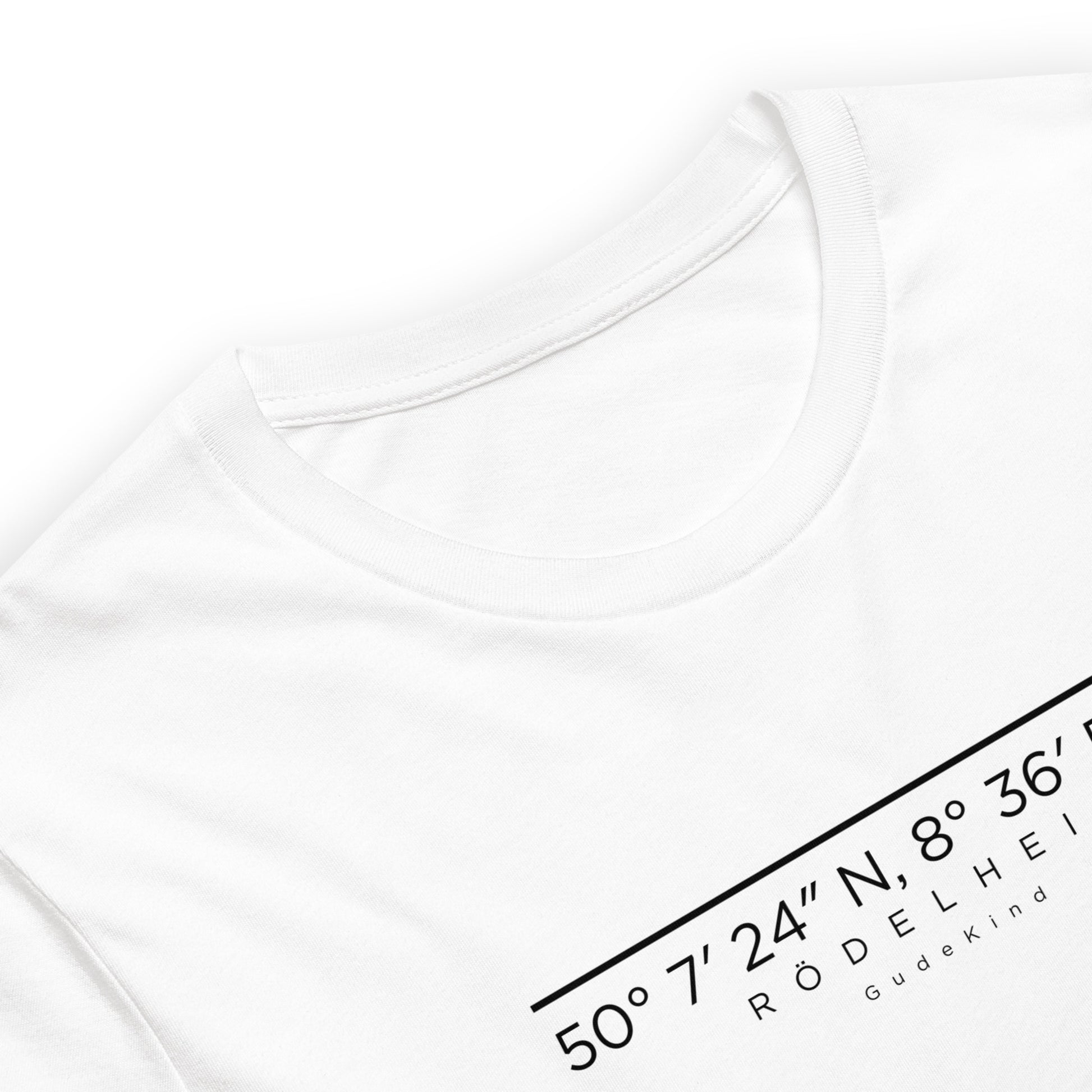 Rödelheim T-Shirt Frontprint minimal Frankfurt Gudekind