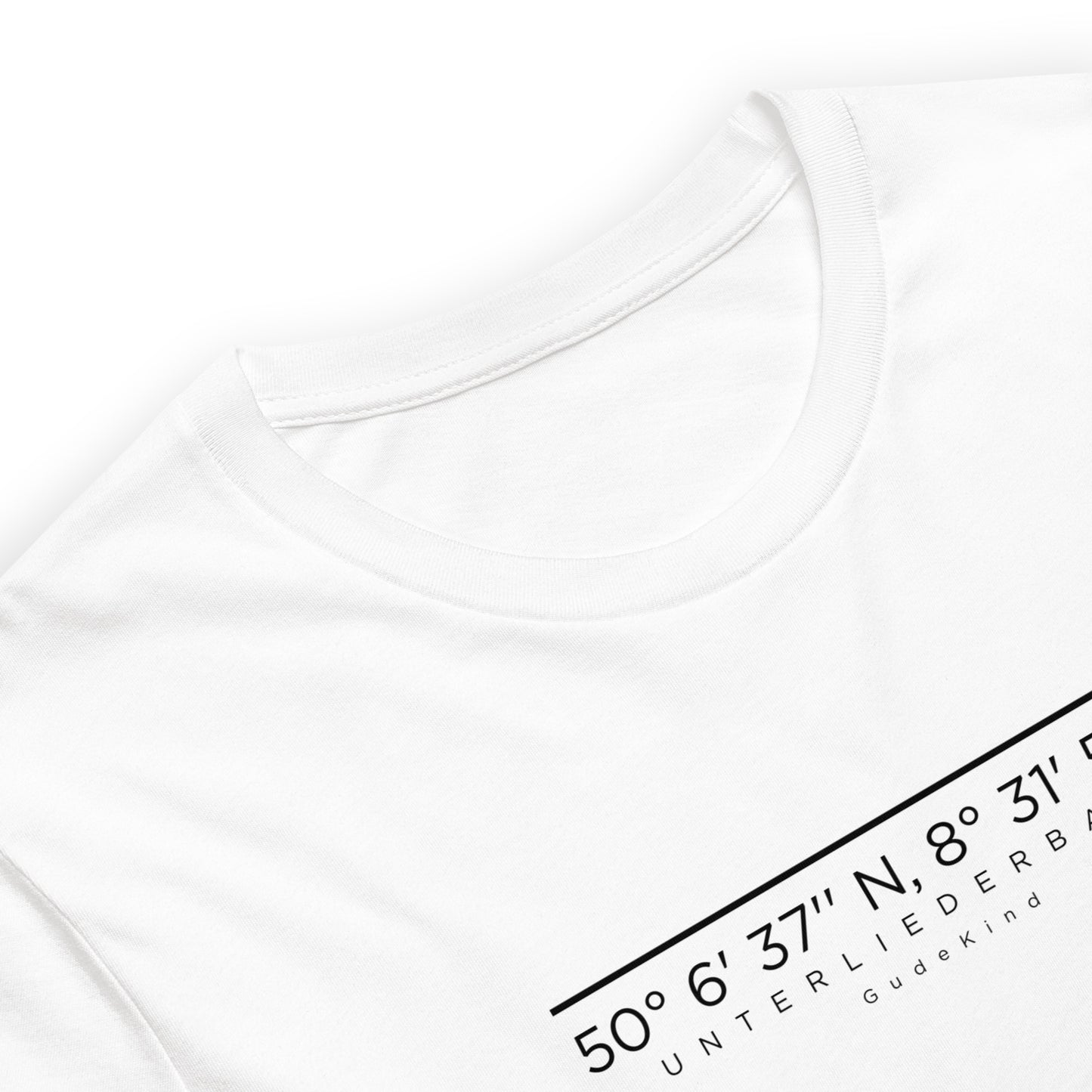 Frontprint Detail Unterliederbach T-Shirt Gudekind