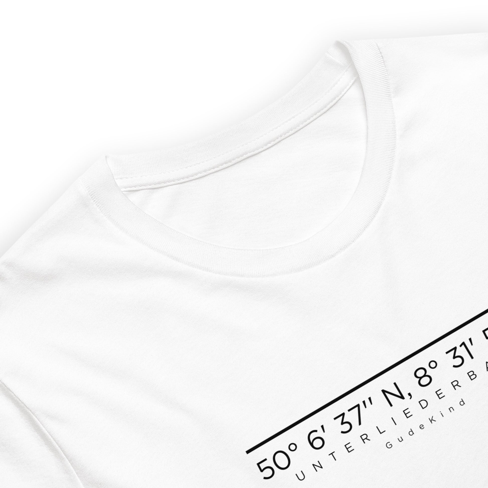 Frontprint Detail Unterliederbach T-Shirt Gudekind