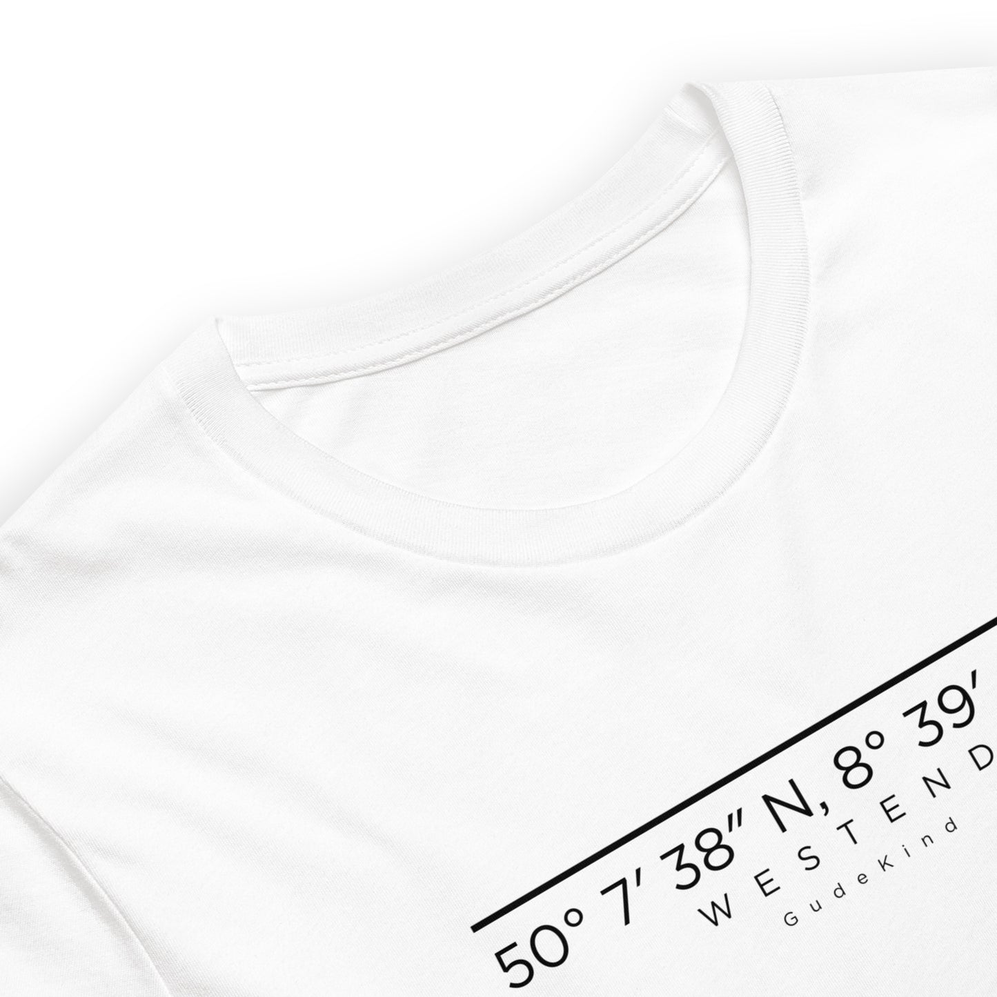 Westend T-Shirt Frontprint minimal Frankfurt Gudekind