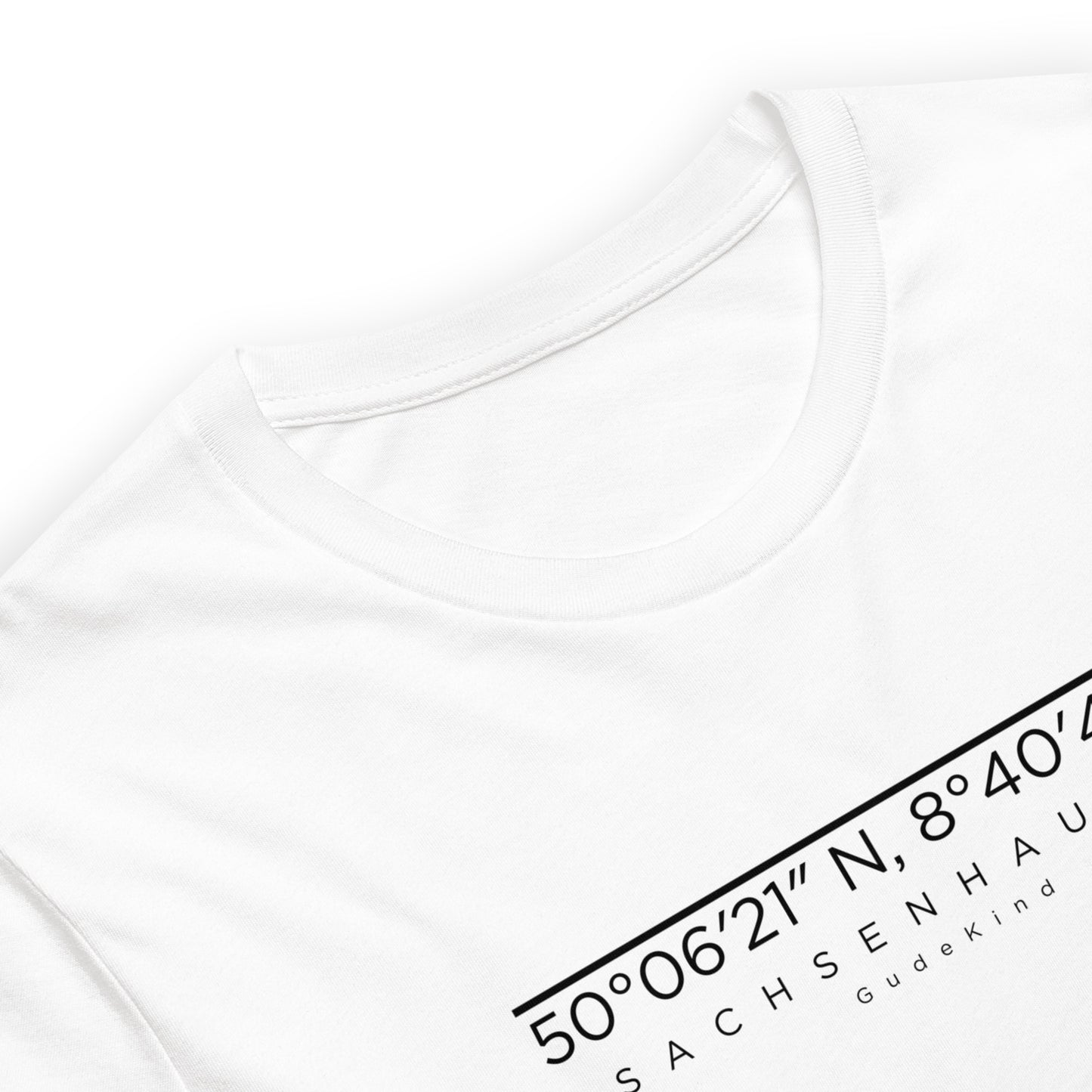 Sachsenhausen T-Shirt Frontprint minimal Frankfurt Gudekind