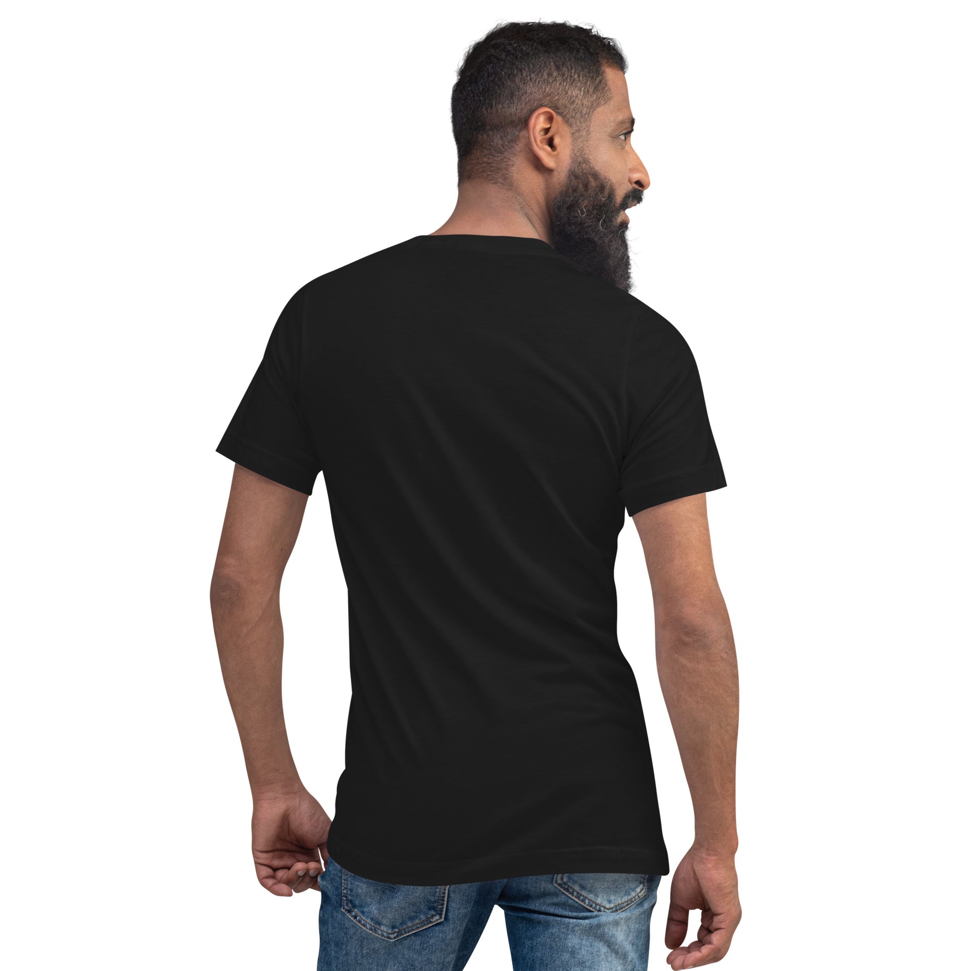 Frankfurt Altstadt V-Neck Shirt mit minimalistischem Frontprint – Gudekind Local Pride