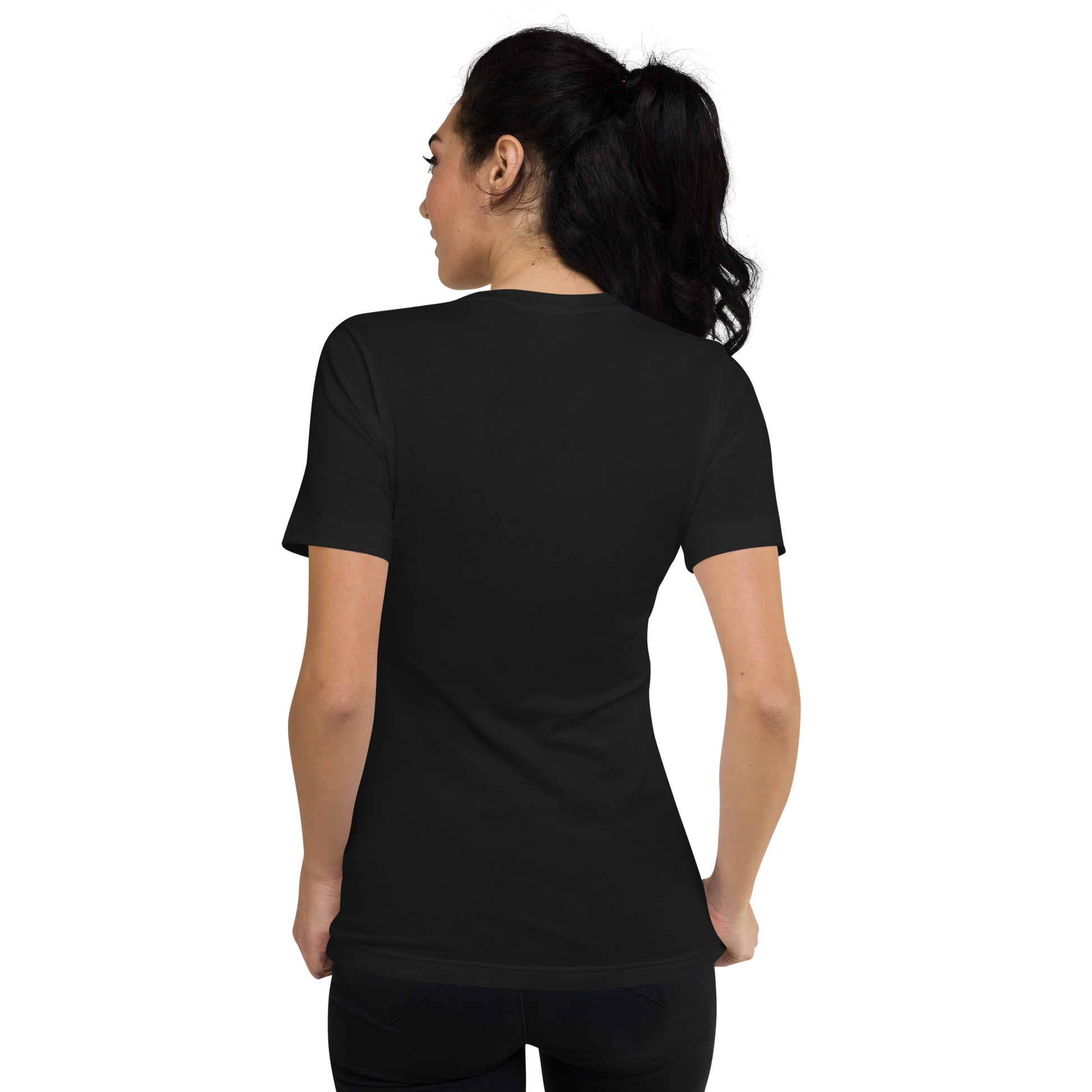 Frankfurt Altstadt V-Neck Shirt mit minimalistischem Frontprint – Gudekind Local Pride