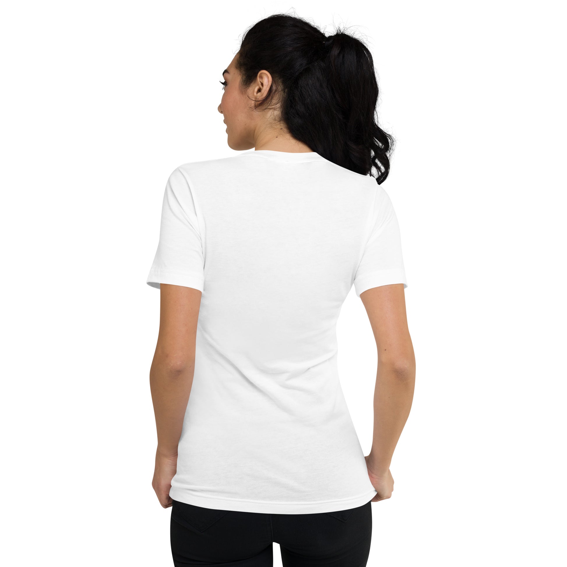 Frankfurt Altstadt V-Neck Shirt mit minimalistischem Frontprint – Gudekind Local Pride