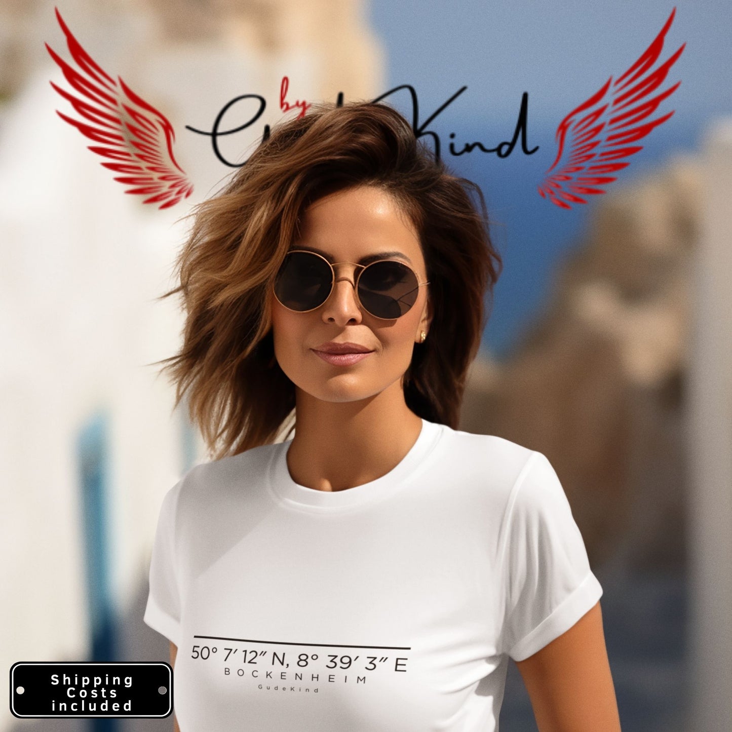 Bockenheim T-Shirt Frontprint minimal Frankfurt Gudekind