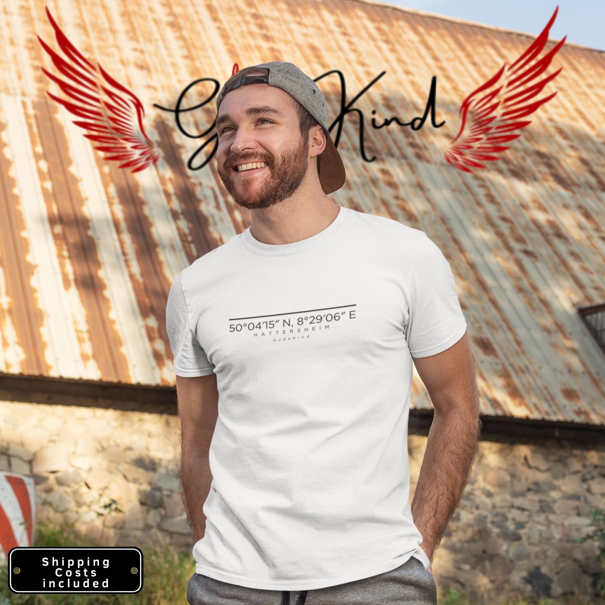 Person trägt Hattersheim T-Shirt kulturelles Herz des Main-Taunus-Kreis Gudekind