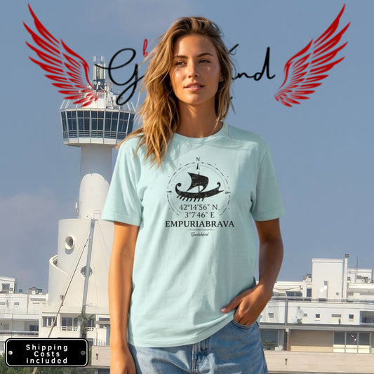 Empuriabrava Premium Tee – Unisex Frontprint Nautic