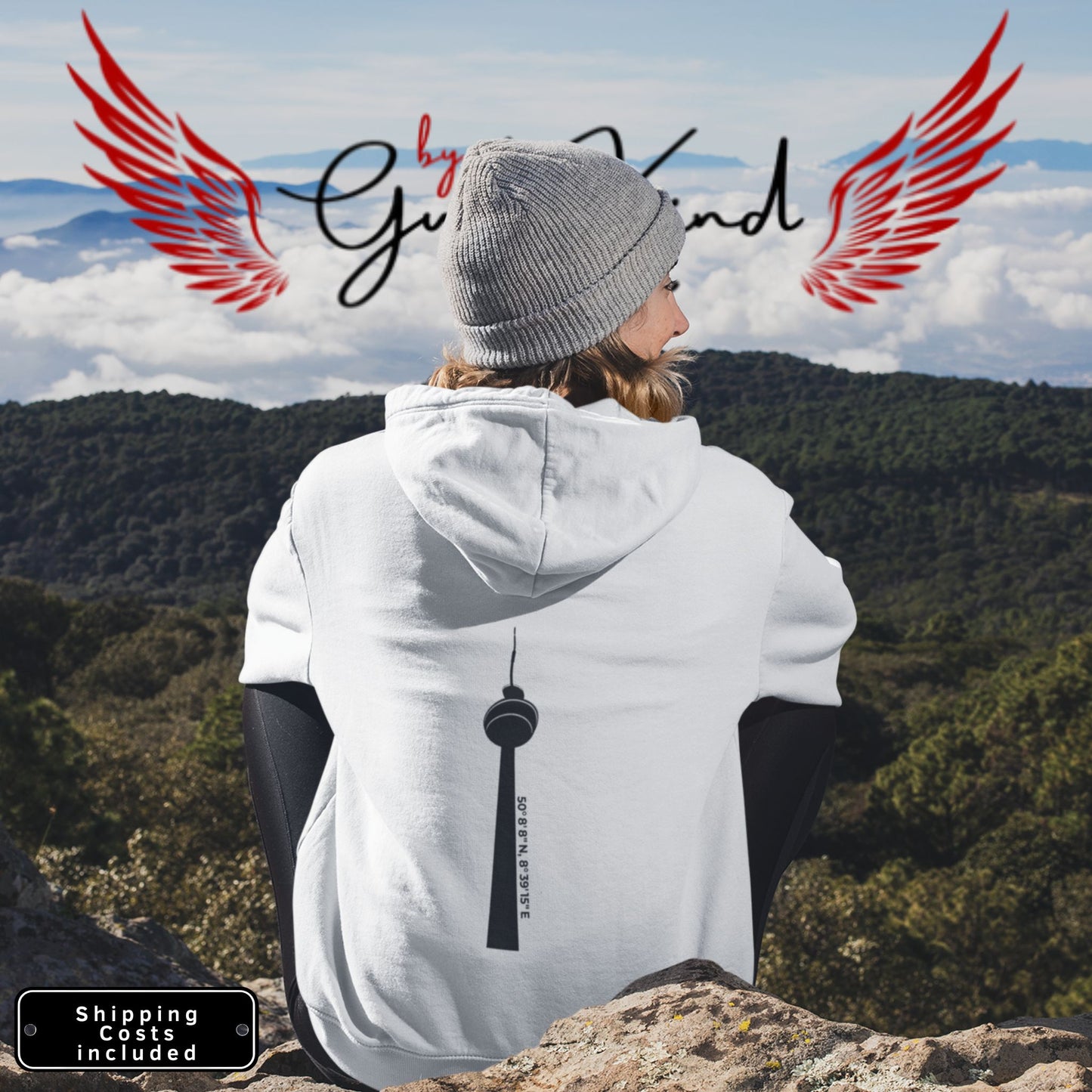 Ginnheimer Spargel Premium Hoodie – Unisex Front- und Backprint