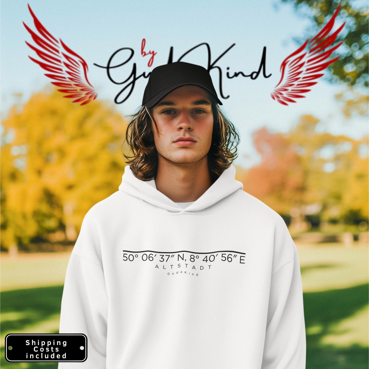 Altstadt Premium Hoodie – Unisex Frontprint