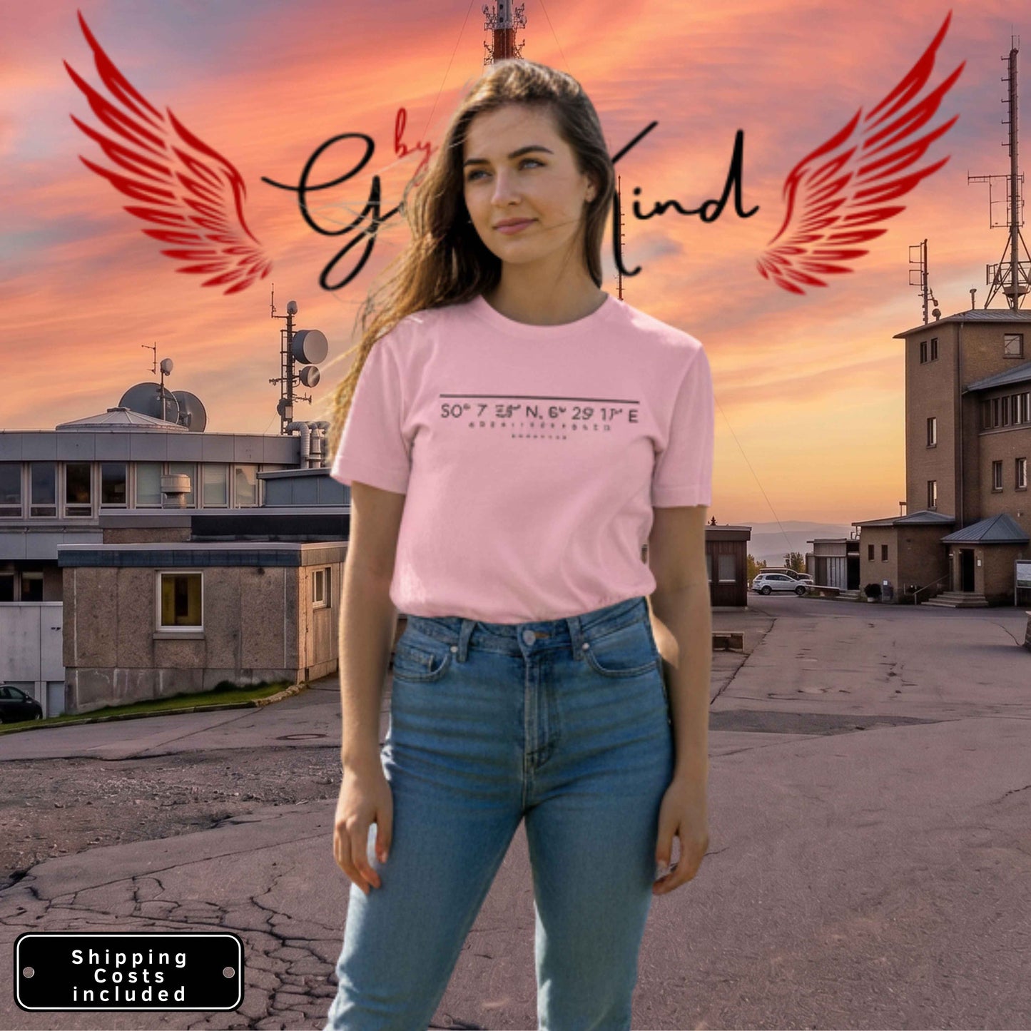 Oberliederbach Premium Tee – Unisex Frontprint